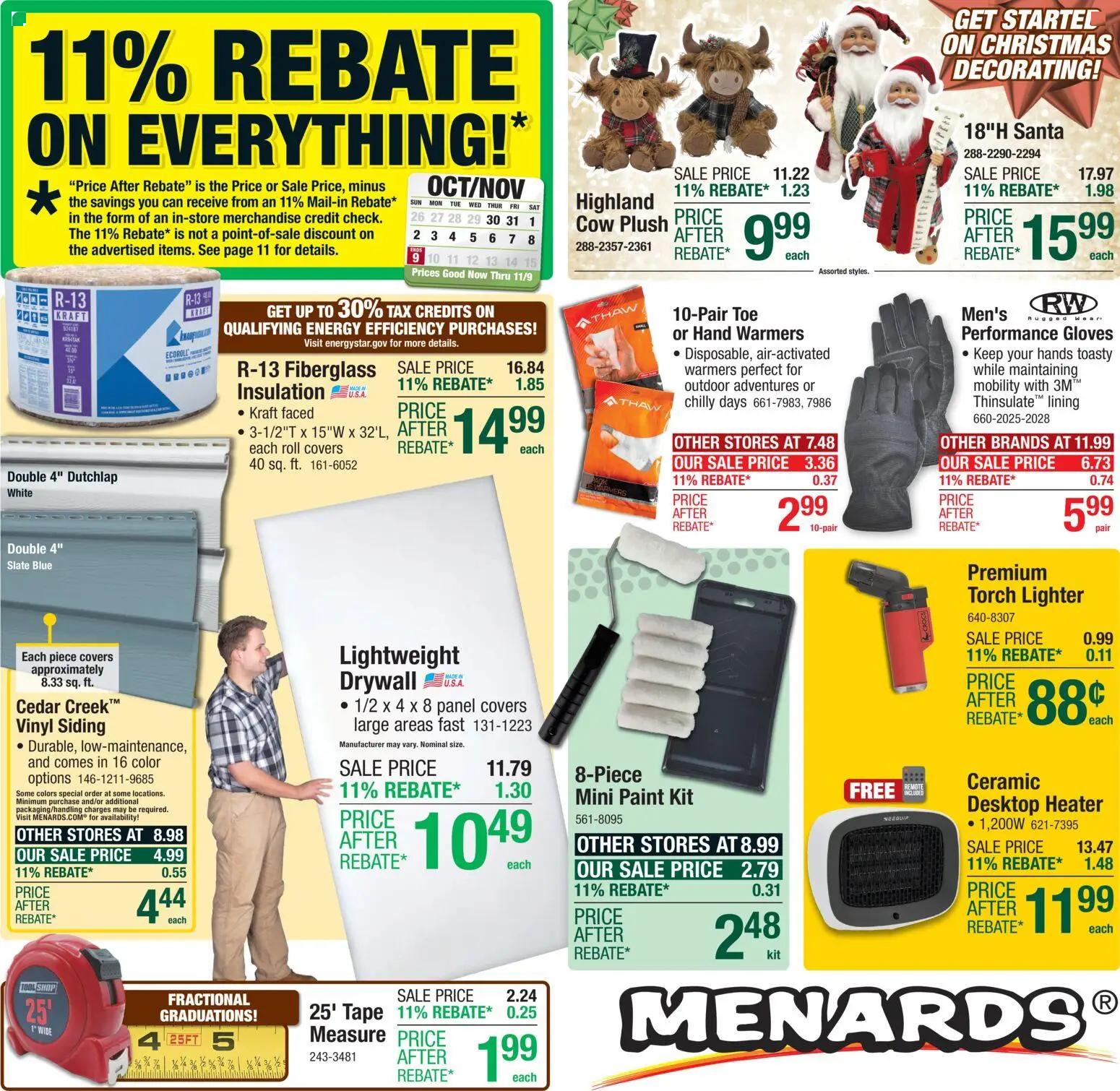 menards - Menards Weekly Ad - 10/29 - 11/09 2025