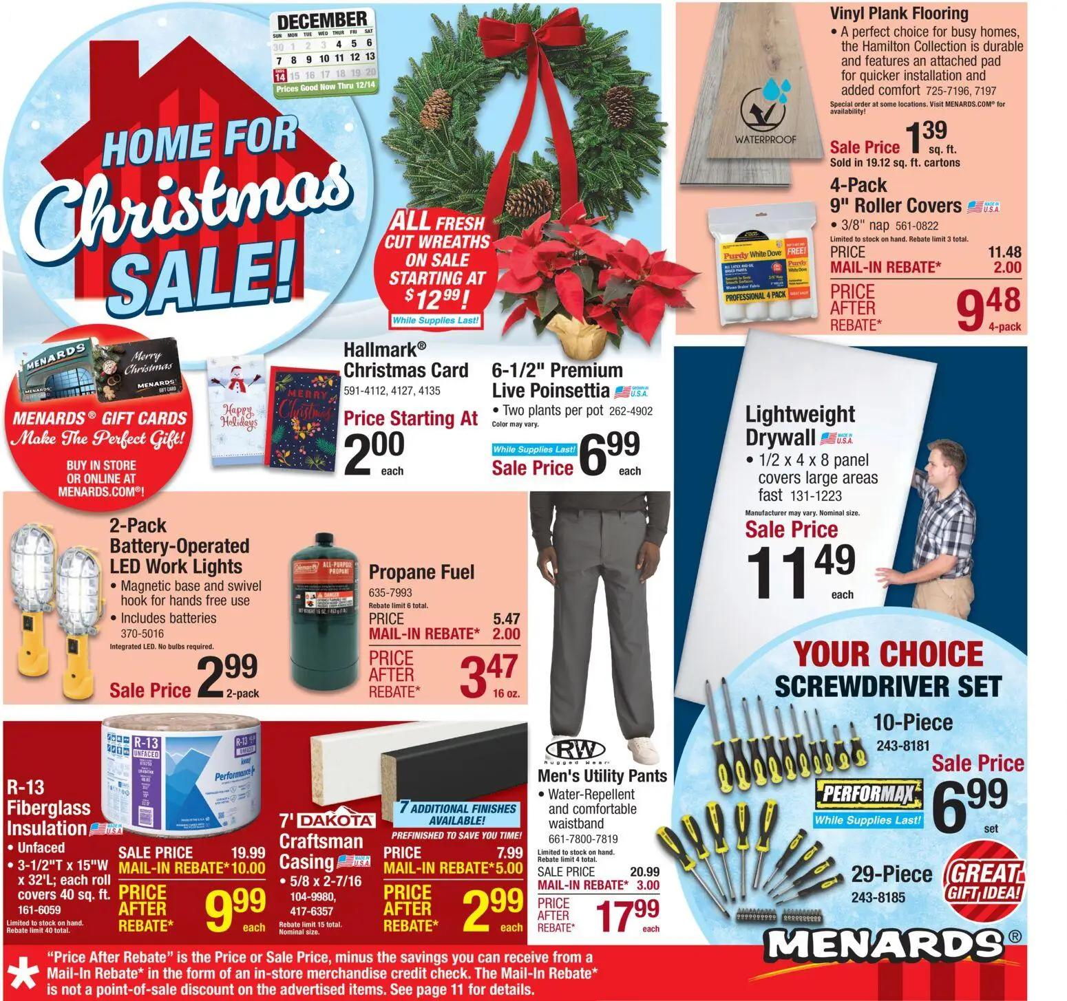 menards - Menards Weekly Ad - 12/04 - 12/14 2025