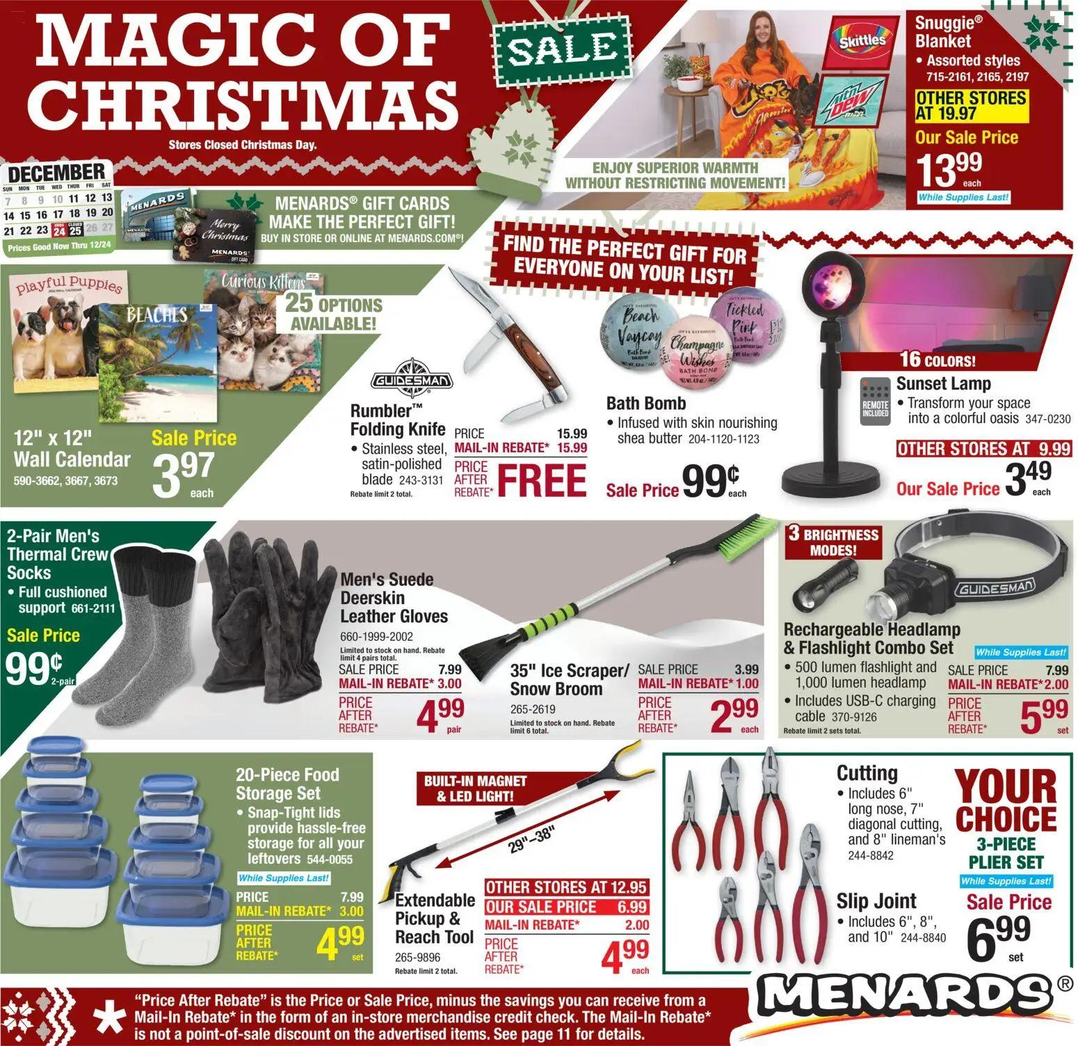 menards - Menards - Weekly Ad - 12/10 - 12/24 2025