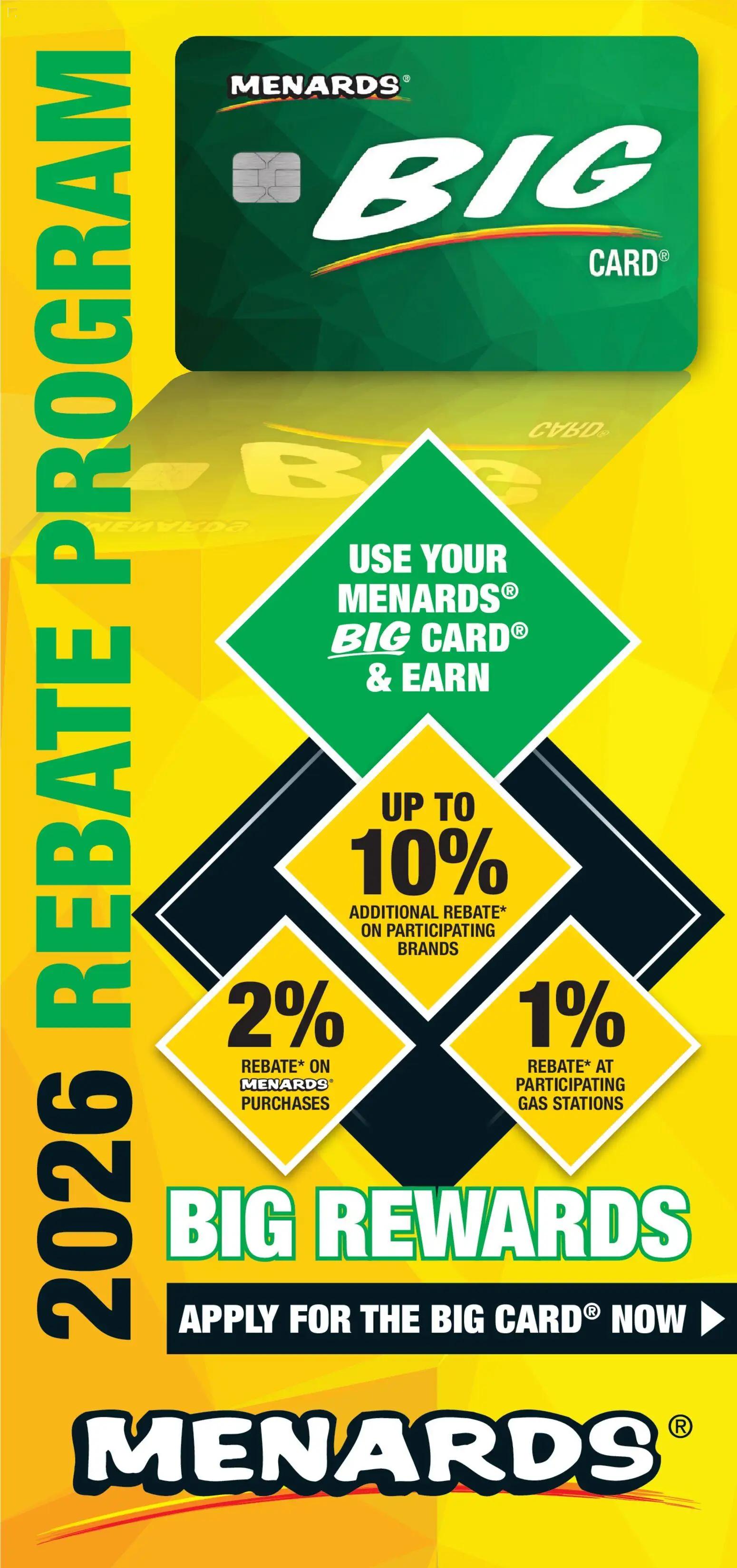 menards - Menards Big Rewards Catalog - 01/01 - 12/31 2026