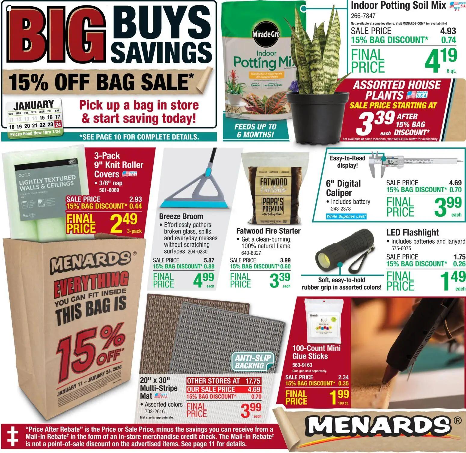 menards - Menards Weekly Ad - 01/14 - 01/24 2026