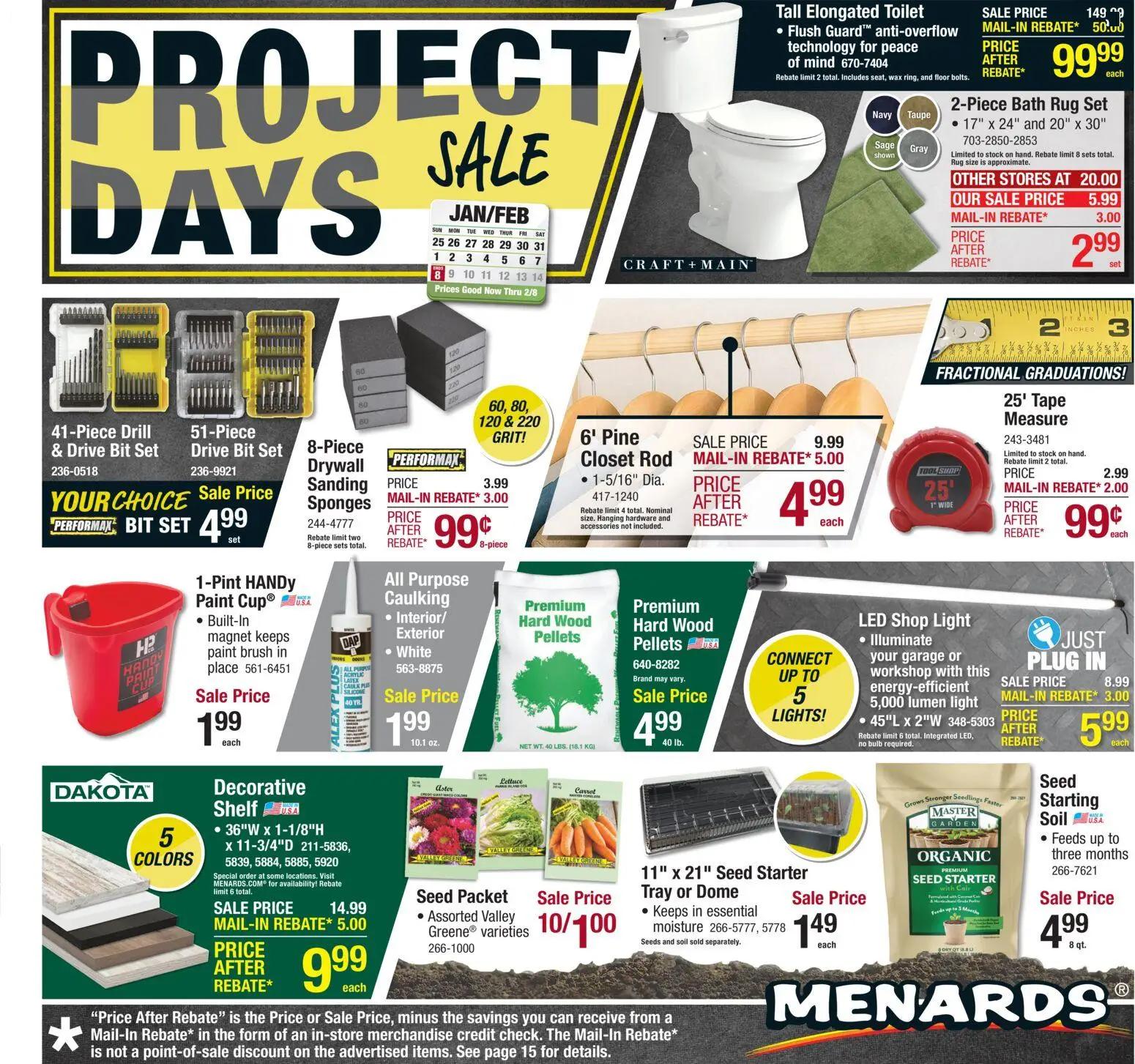 menards - Menards - Weekly Ad - 01/25 - 02/08 2026