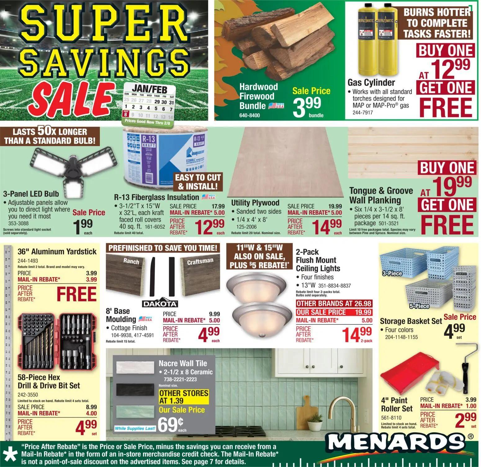 menards - Menards Weekly Ad - 01/28 - 02/08 2026