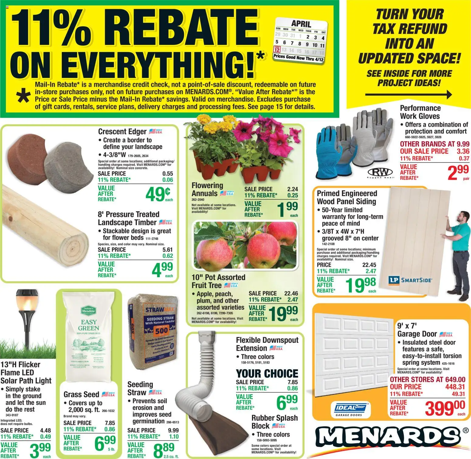 menards - Menards Weekly Ad - 04/01 - 04/12 2026