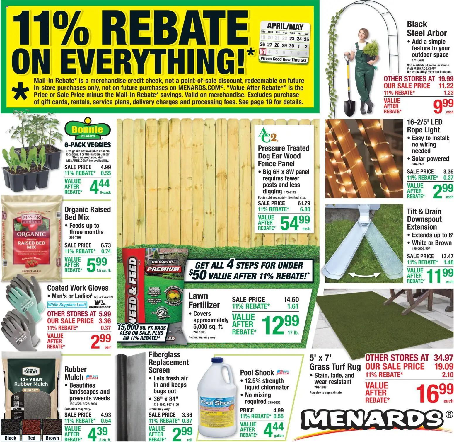 menards - Menards Weekly Ad - 04/22 - 05/03 2026 - page: 1