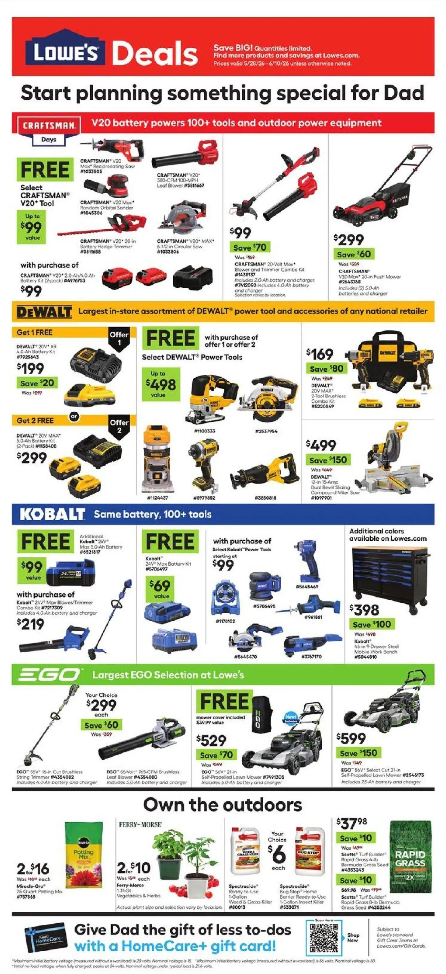 lowes - Lowe's Weekly Ad - 05/28 - 06/10 2026 - page: 1