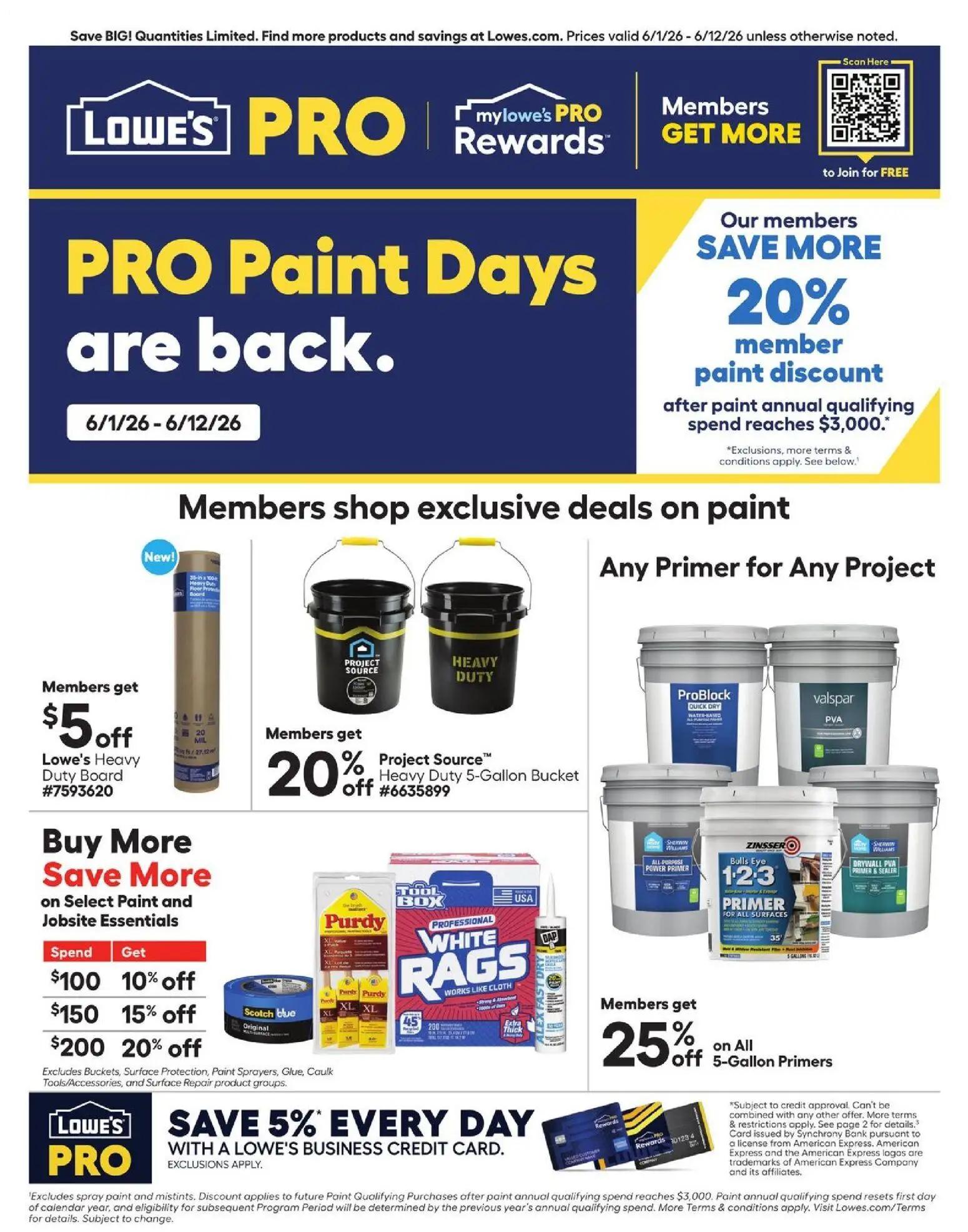 lowes - Lowe's Ad - 06/01 - 06/12 2026