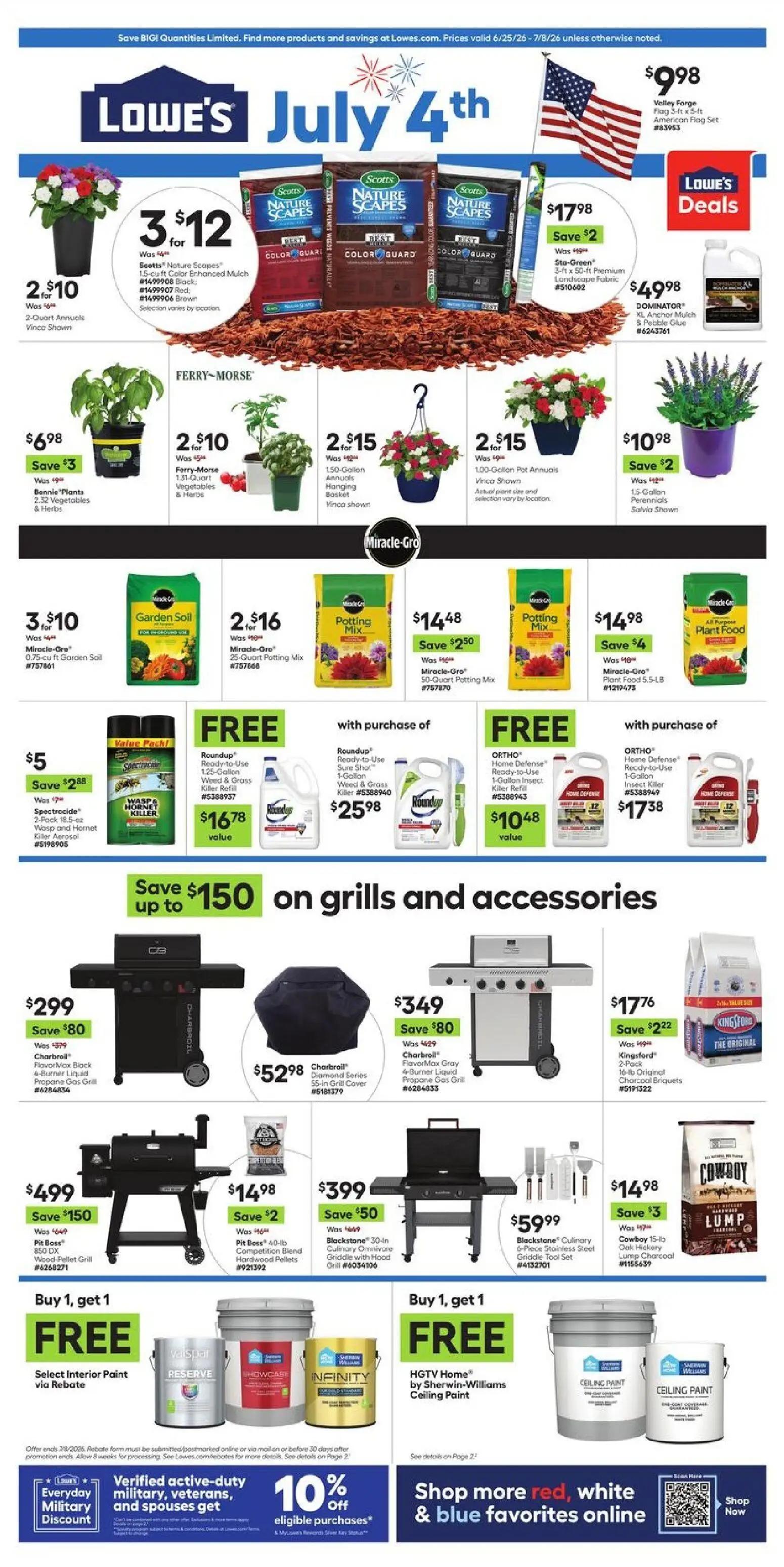 lowes - Lowe's Weekly Ad - 06/25 - 07/08 2026 - page: 1