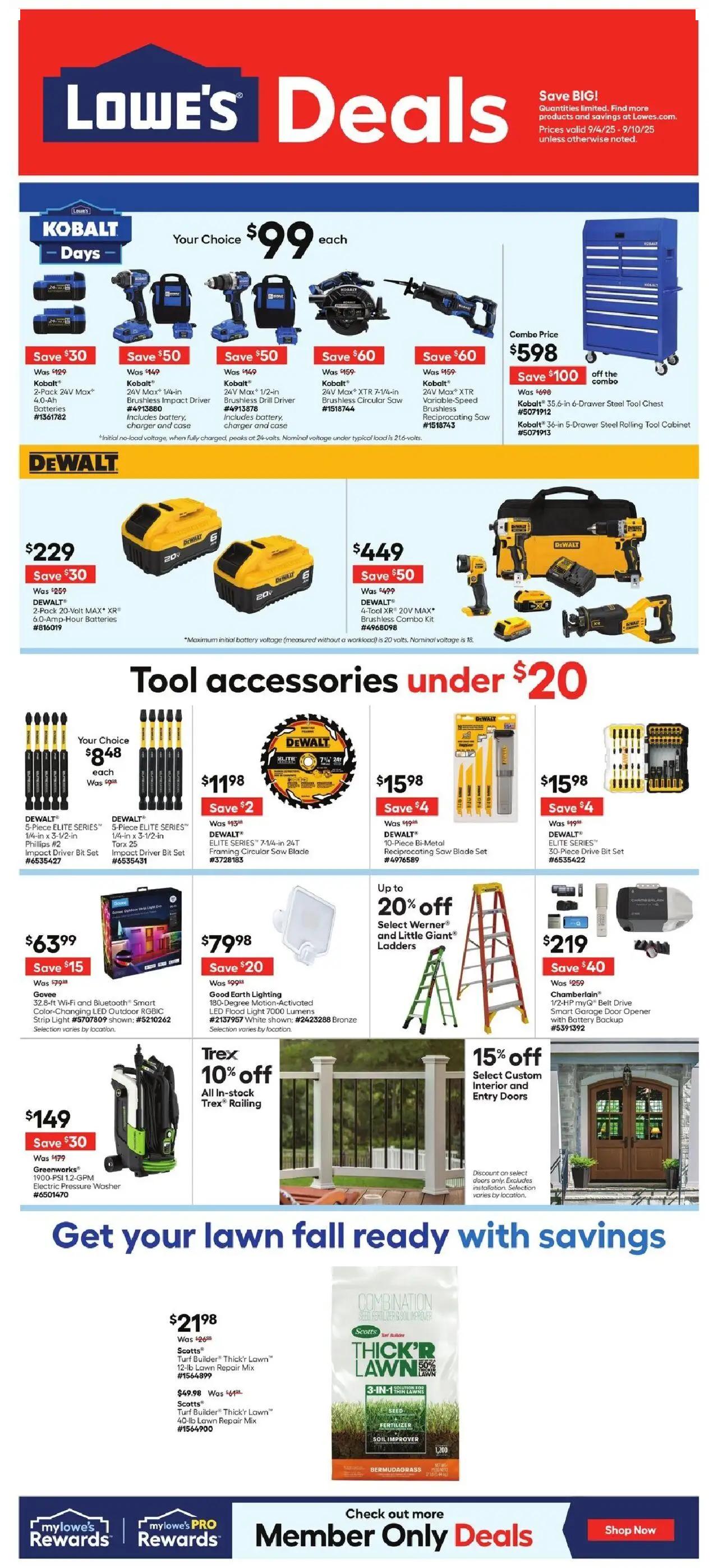lowes - Lowe's Weekly Ad - 09/04 - 09/10 2025