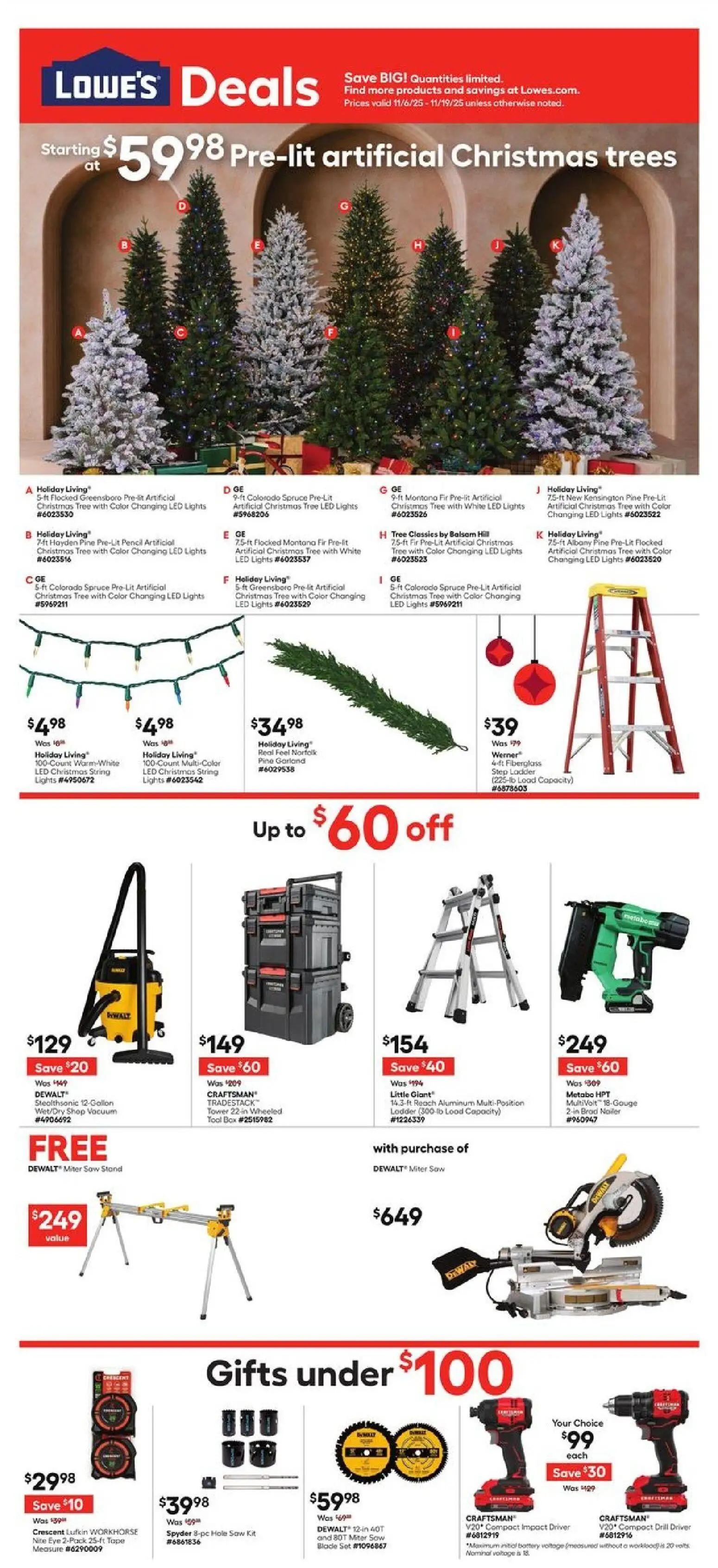 lowes - Lowe's Weekly Ad - 11/06 - 11/19 2025