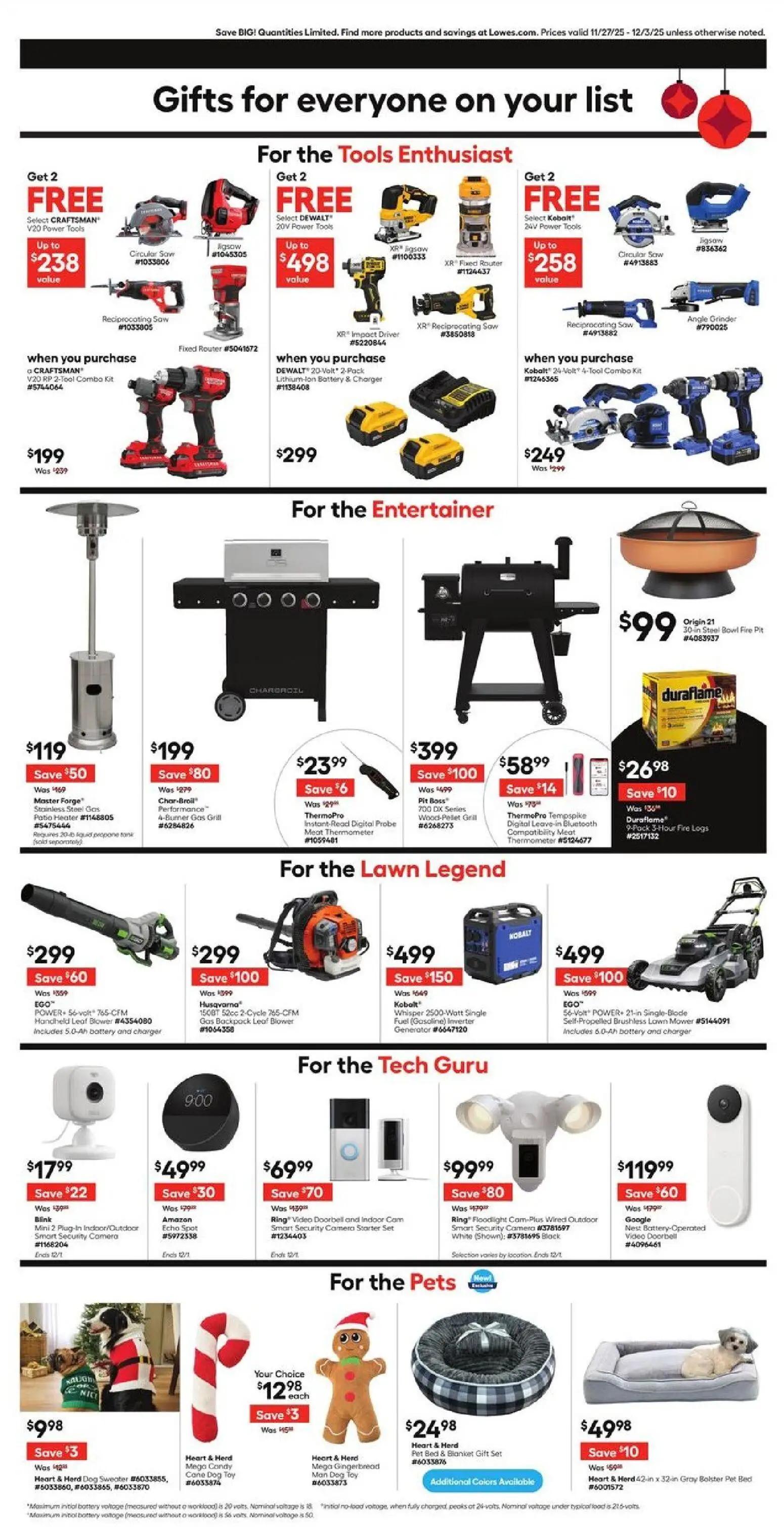 lowes - Weekly ads Lowe's BLACK FRIDAY from 11/27/2025 - page: 5