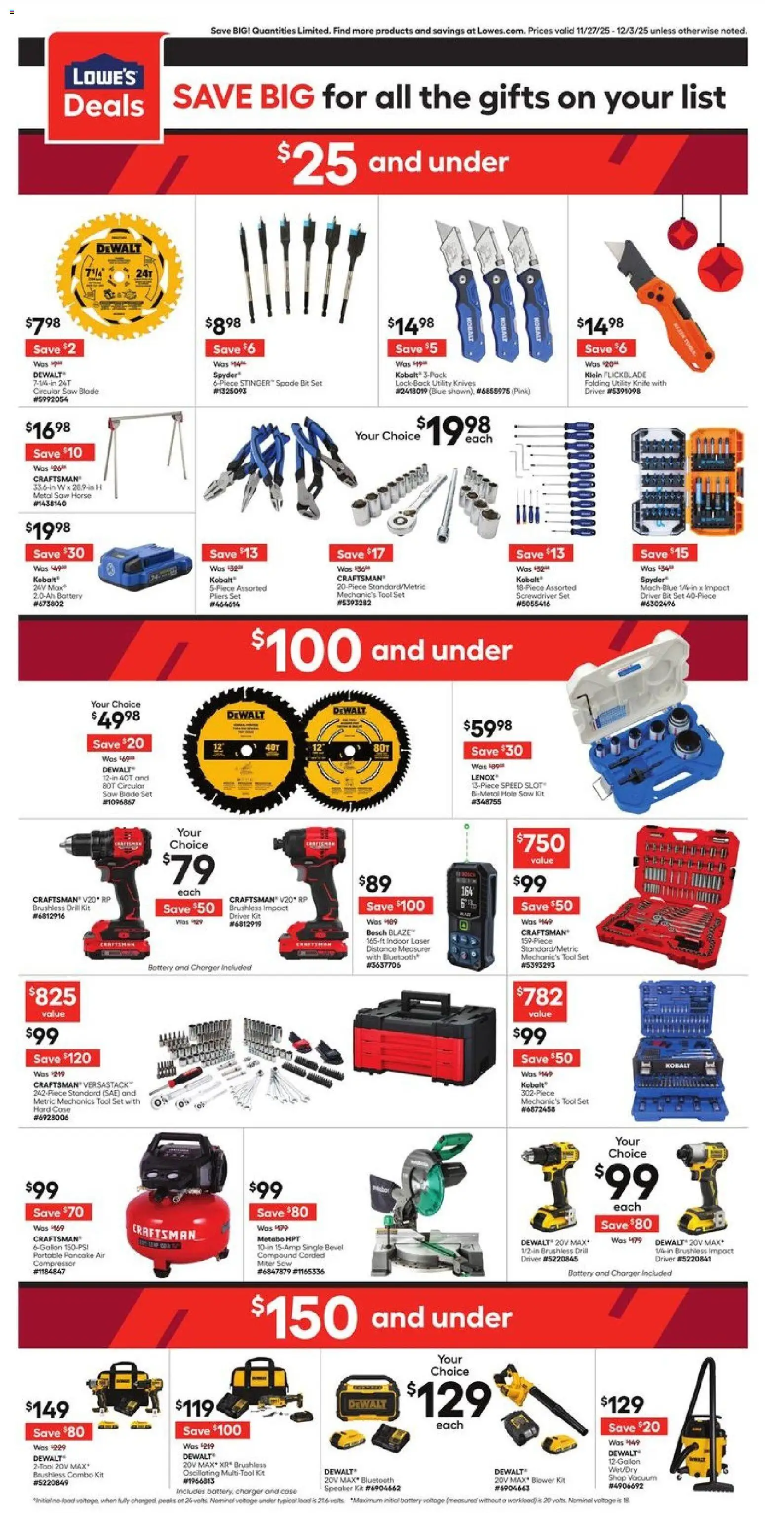 lowes - Weekly ads Lowe's BLACK FRIDAY from 11/27/2025 - page: 4