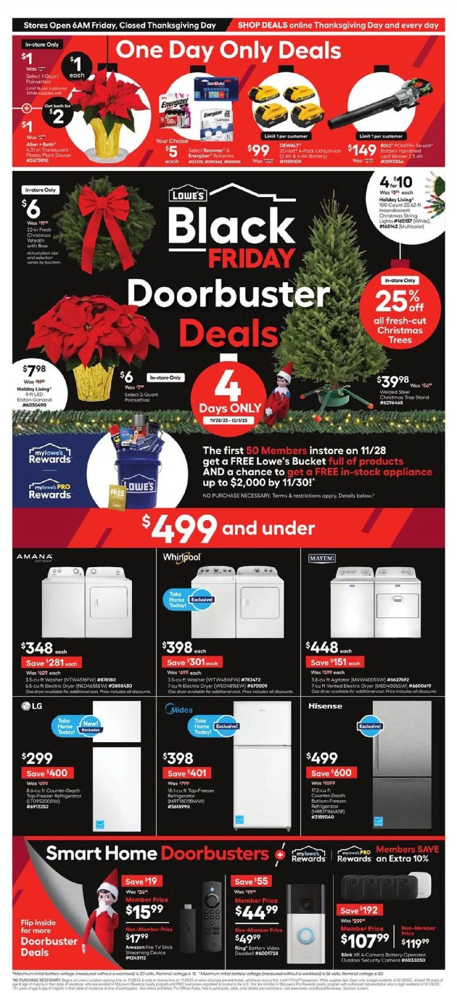 lowes - Weekly ads Lowe's BLACK FRIDAY from 11/27/2025