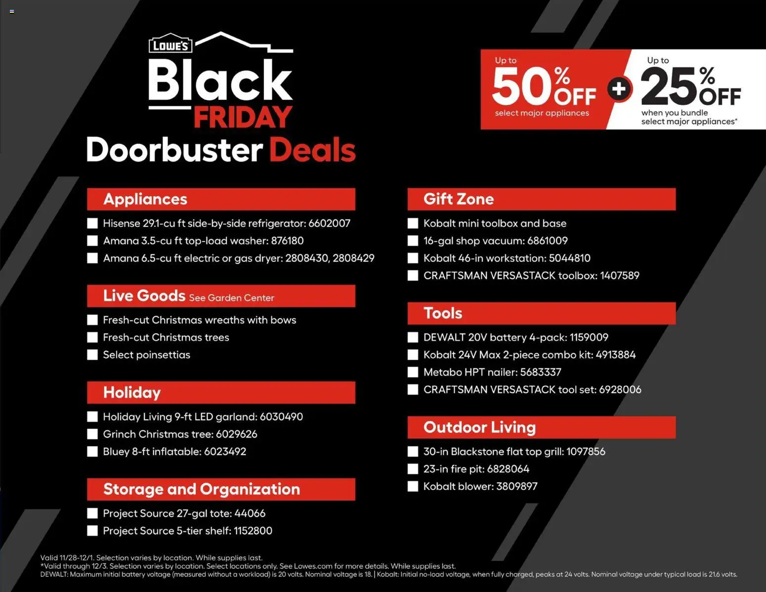 lowes - Weekly ads Lowe's BLACK FRIDAY from 11/28/2025 - page: 2