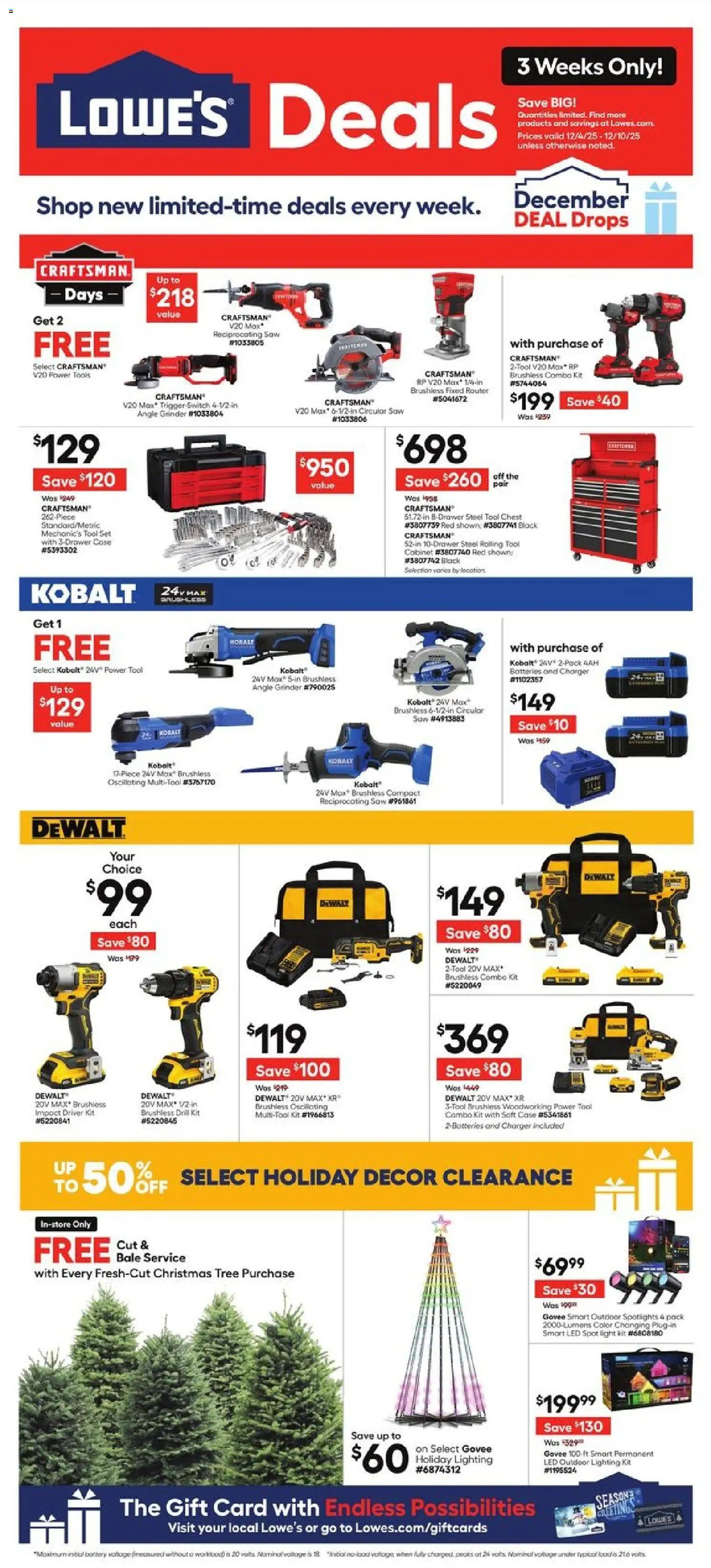lowes - Lowe's Weekly Ad - 12/04 - 12/10 2025