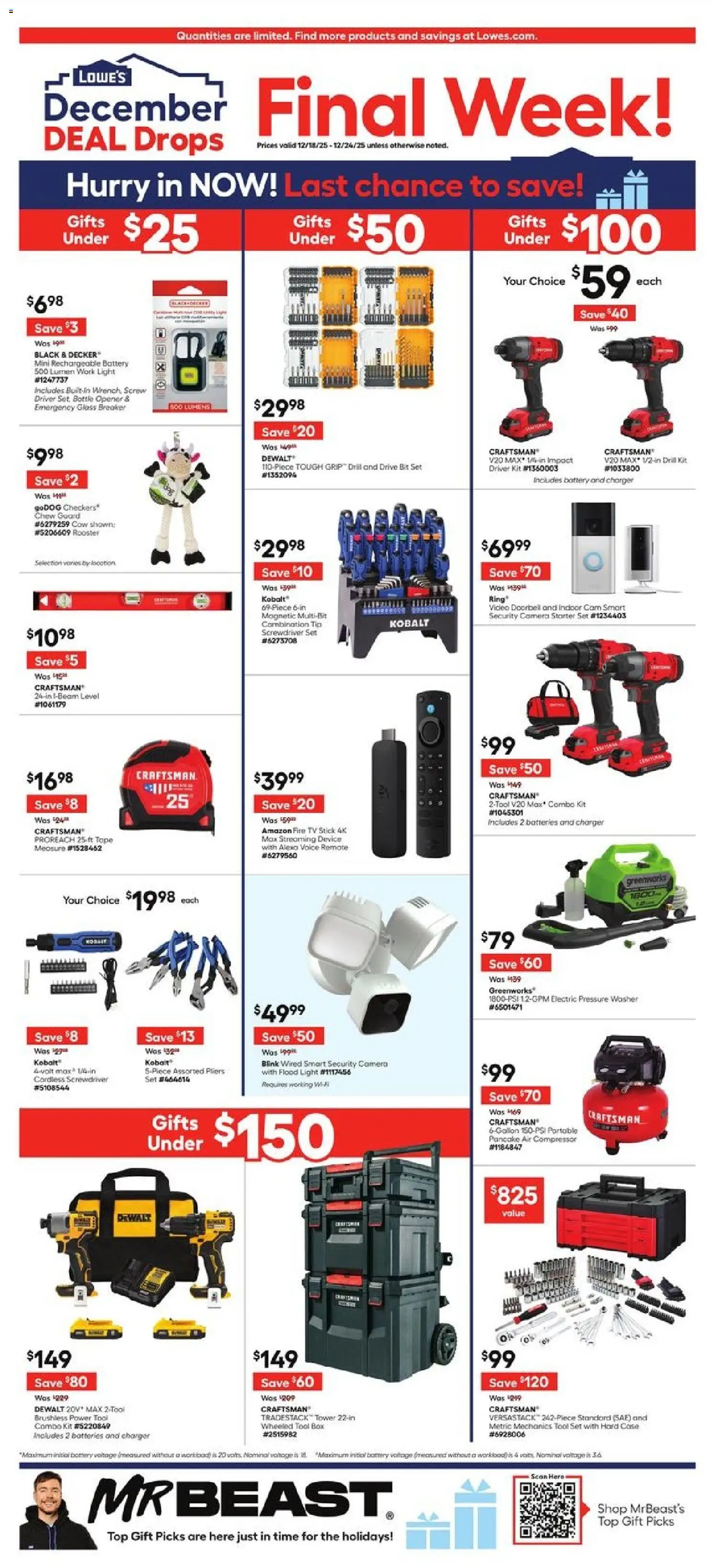 lowes - Lowe's Weekly Ad - 12/18 - 12/24 2025