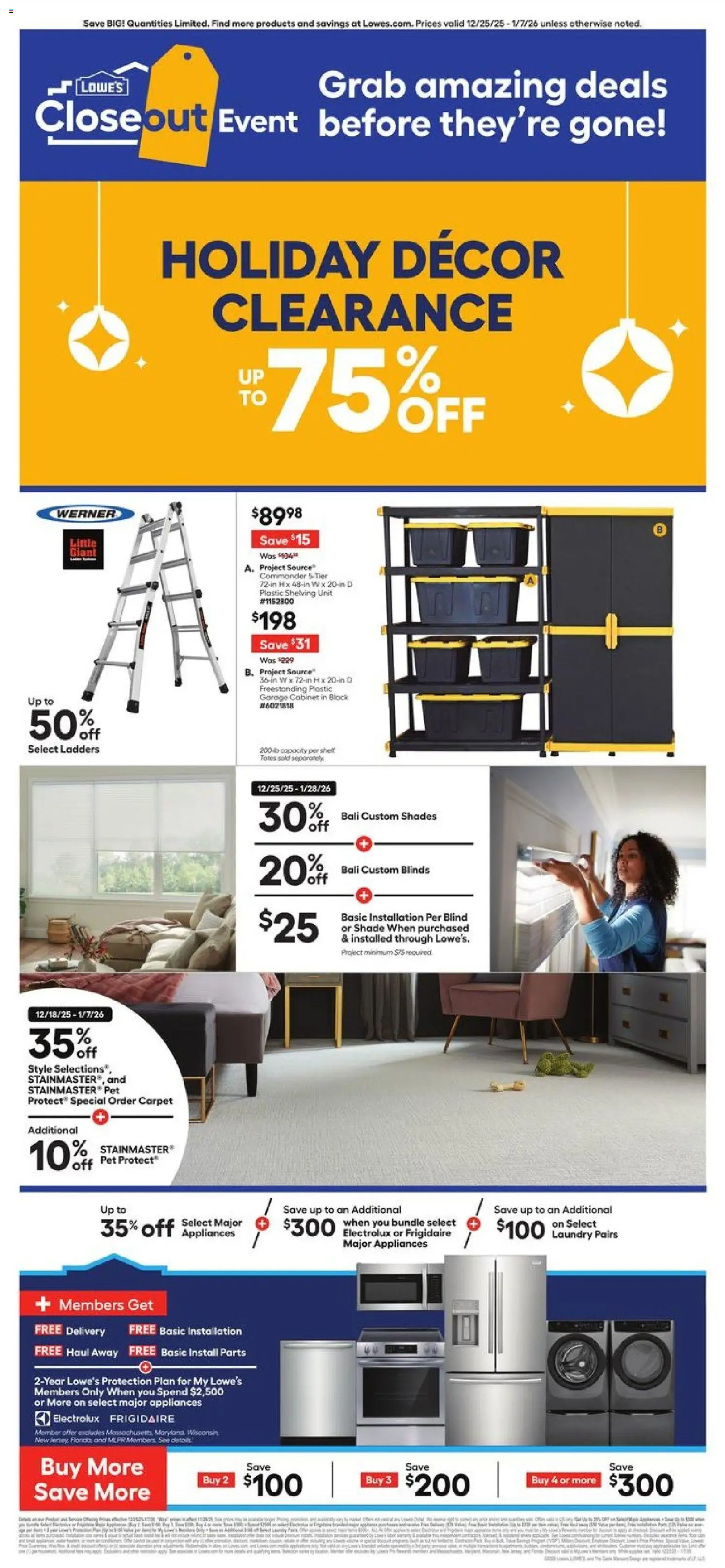 lowes - Lowe's Weekly Ad - 12/25/2025 - 01/07/2026 2025 - page: 1