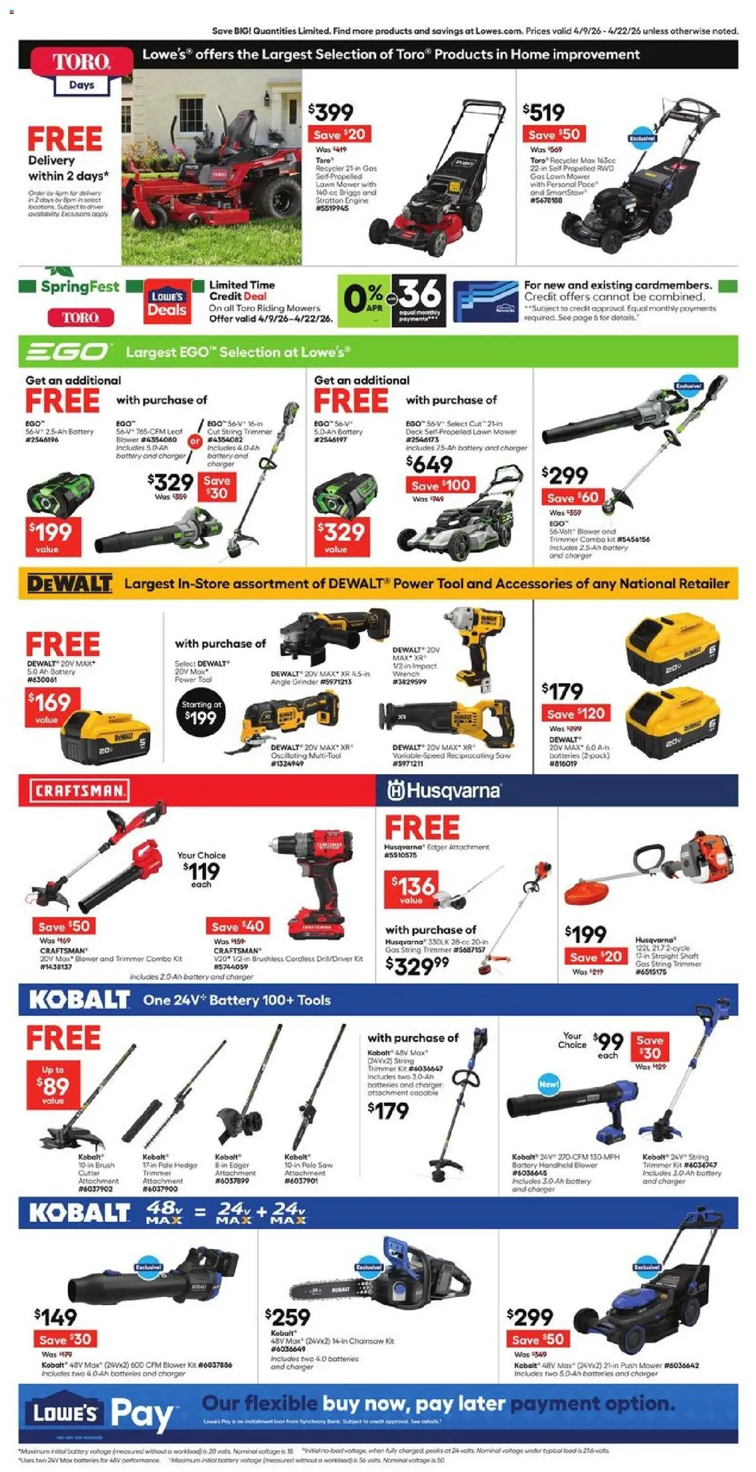 lowes - Lowe's Weekly Ad - 04/09 - 04/22 2026 - page: 3