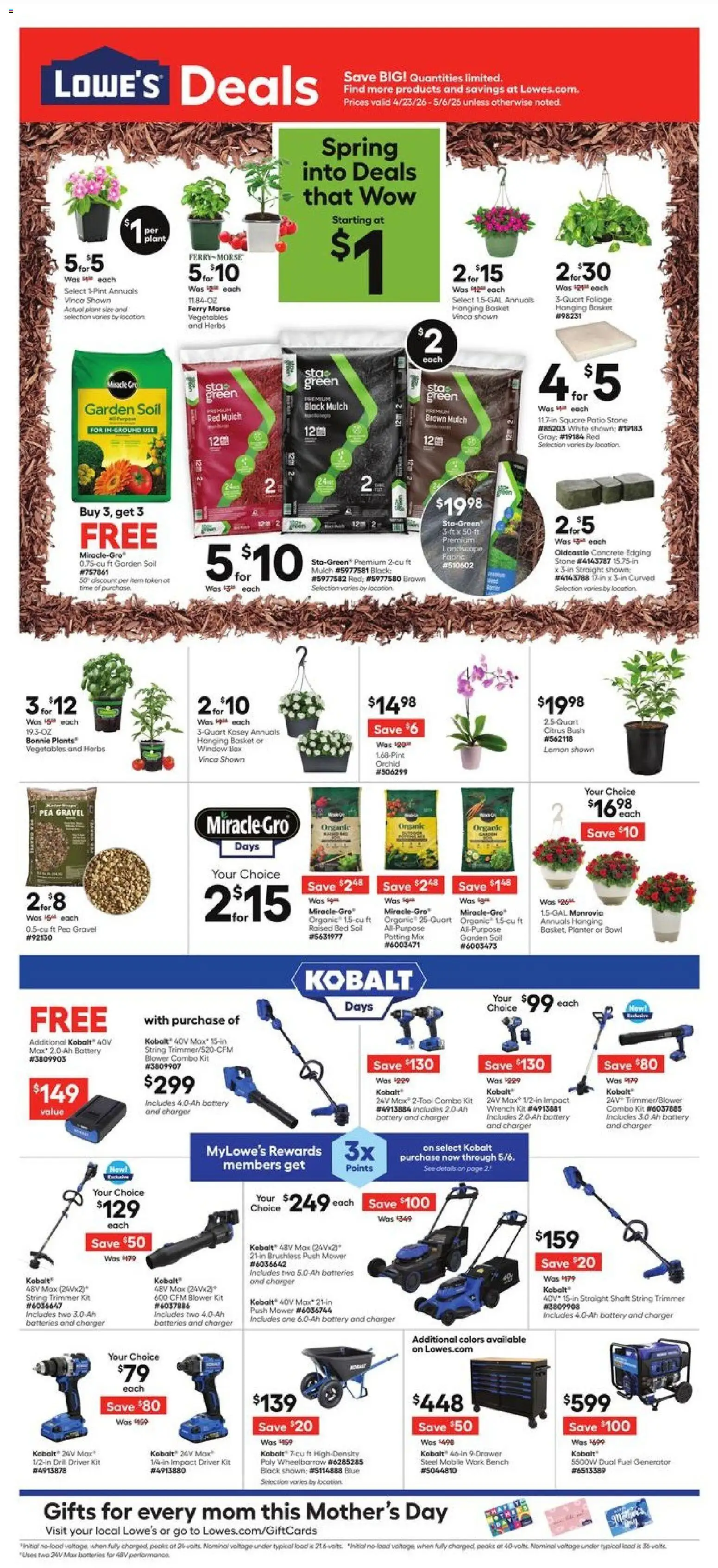 lowes - Lowe's Weekly Ad - 04/23 - 05/06 2026