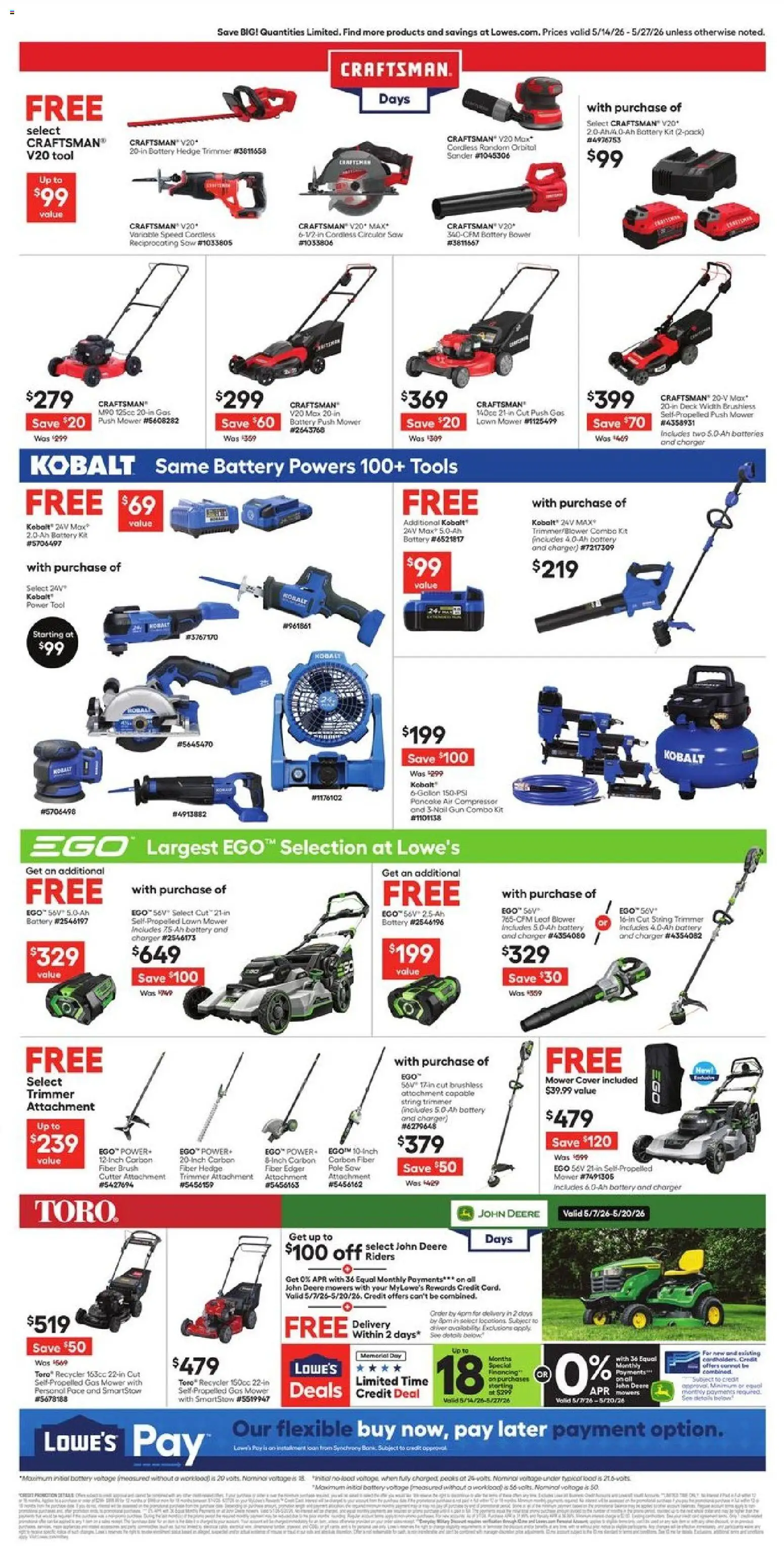 lowes - Lowe's Weekly Ad - 05/14 - 05/27 2026 - page: 3