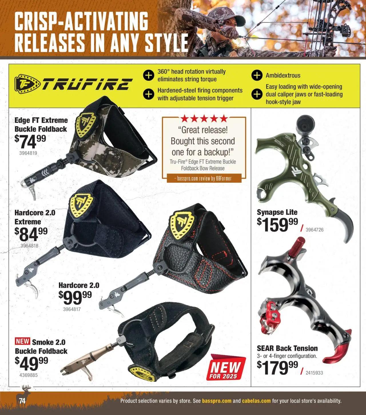 cabelas - Cabela's Archery 25 - from Tuesday 07/15 2025 - page: 74