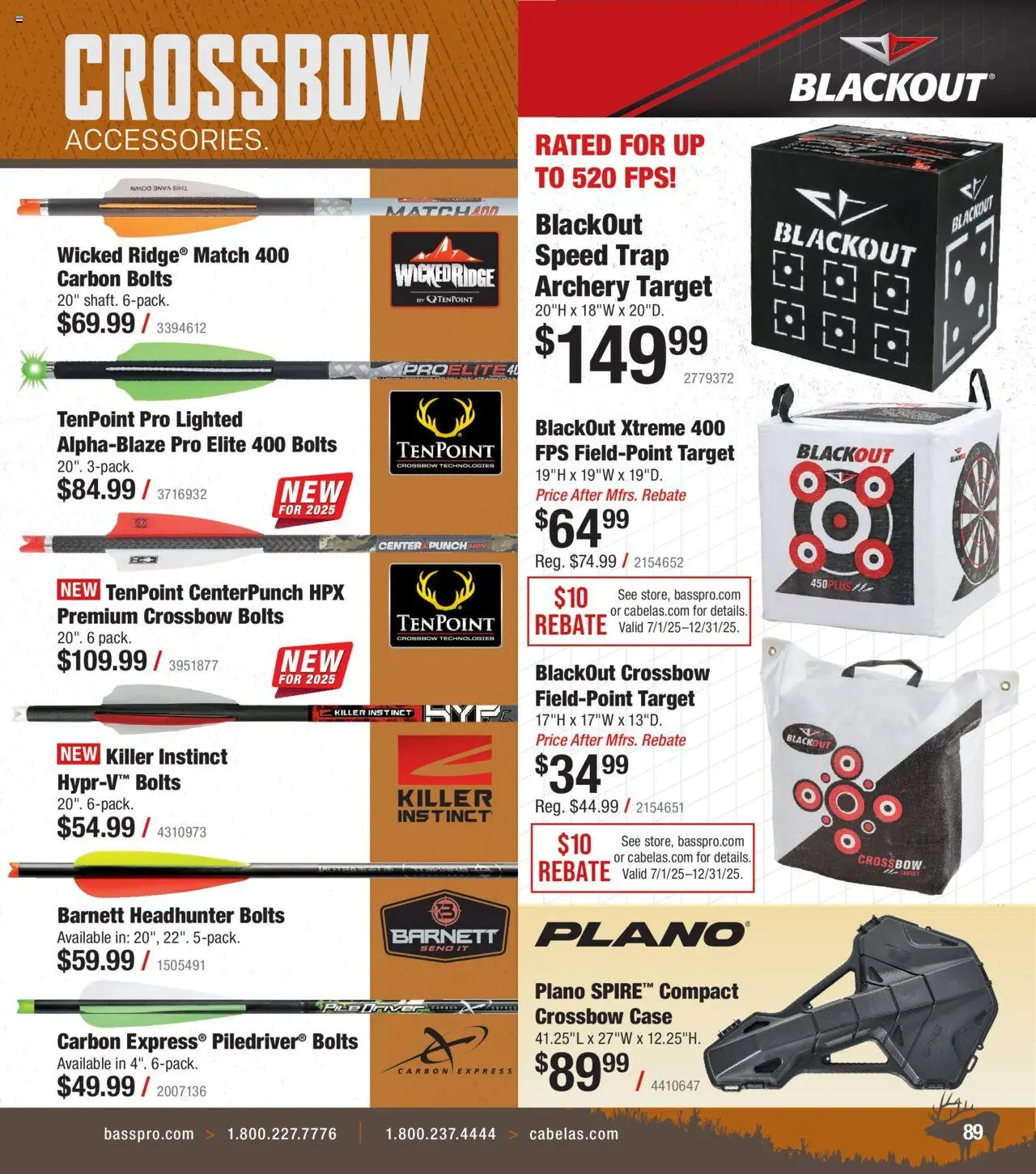cabelas - Cabela's Archery 25 - from Tuesday 07/15 2025 - page: 89