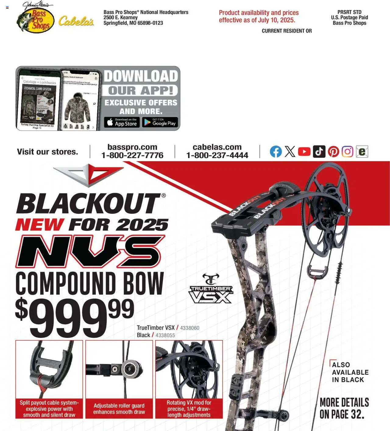 cabelas - Cabela's Archery 25 - from Tuesday 07/15 2025 - page: 120
