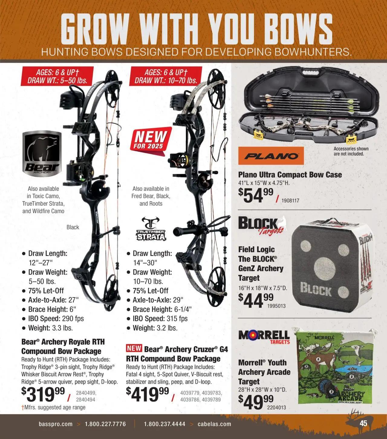 cabelas - Cabela's Archery 25 - from Tuesday 07/15 2025 - page: 45