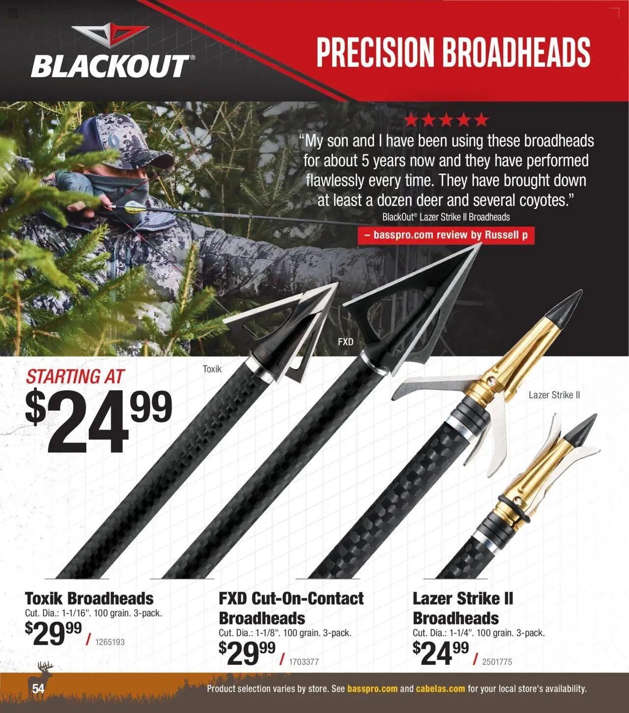 cabelas - Cabela's Archery 25 - from Tuesday 07/15 2025 - page: 54