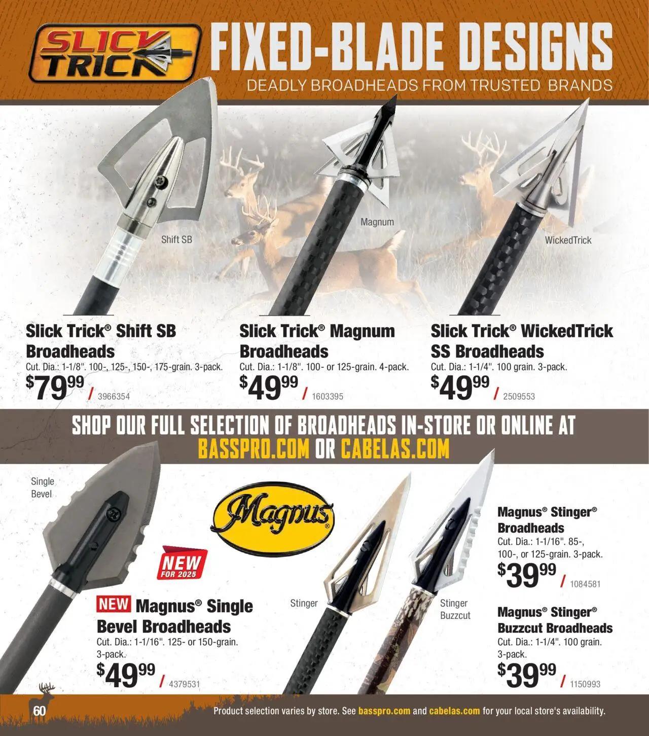 cabelas - Cabela's Archery 25 - from Tuesday 07/15 2025 - page: 60