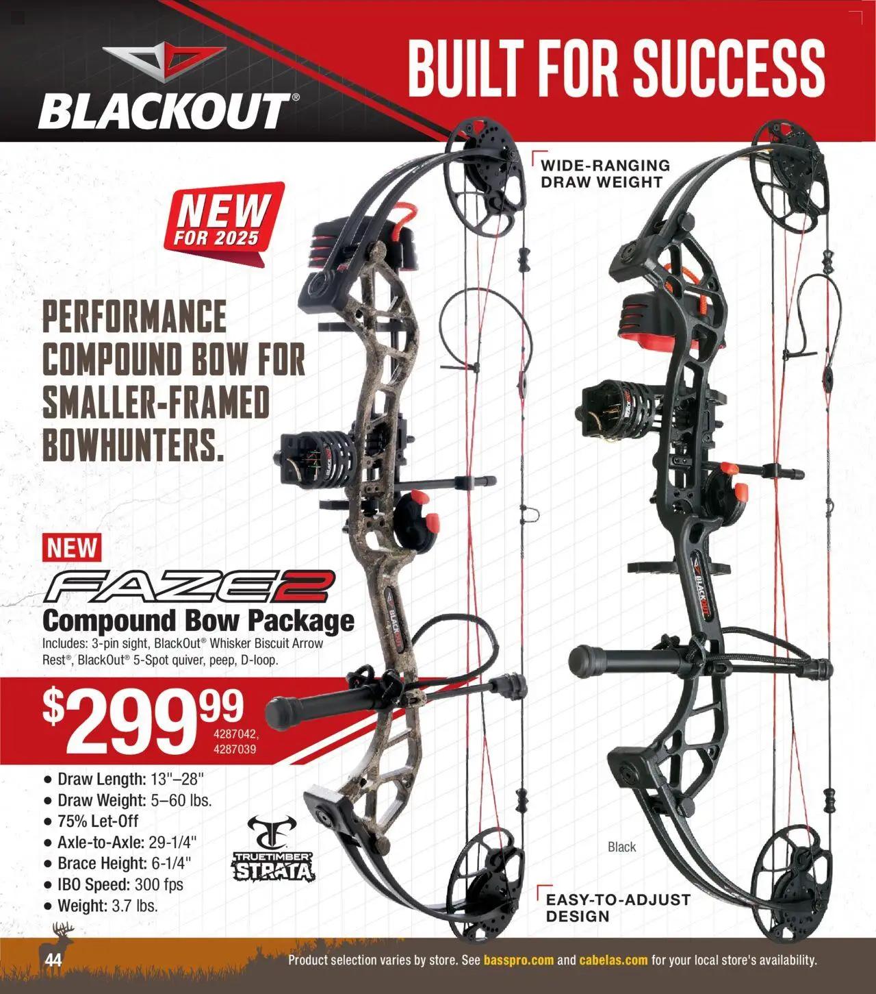 cabelas - Cabela's Archery 25 - from Tuesday 07/15 2025 - page: 44