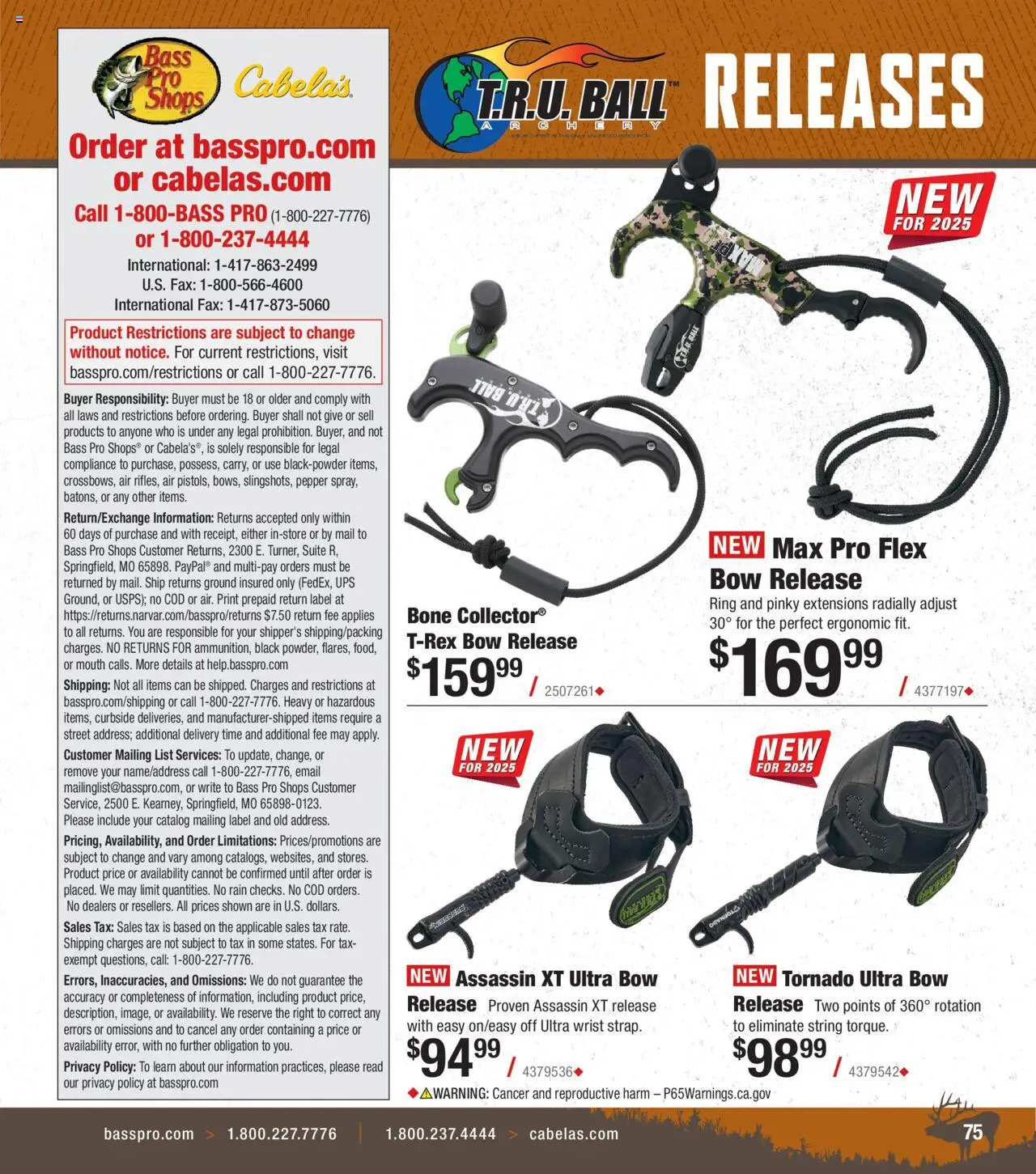 cabelas - Cabela's Archery 25 - from Tuesday 07/15 2025 - page: 75
