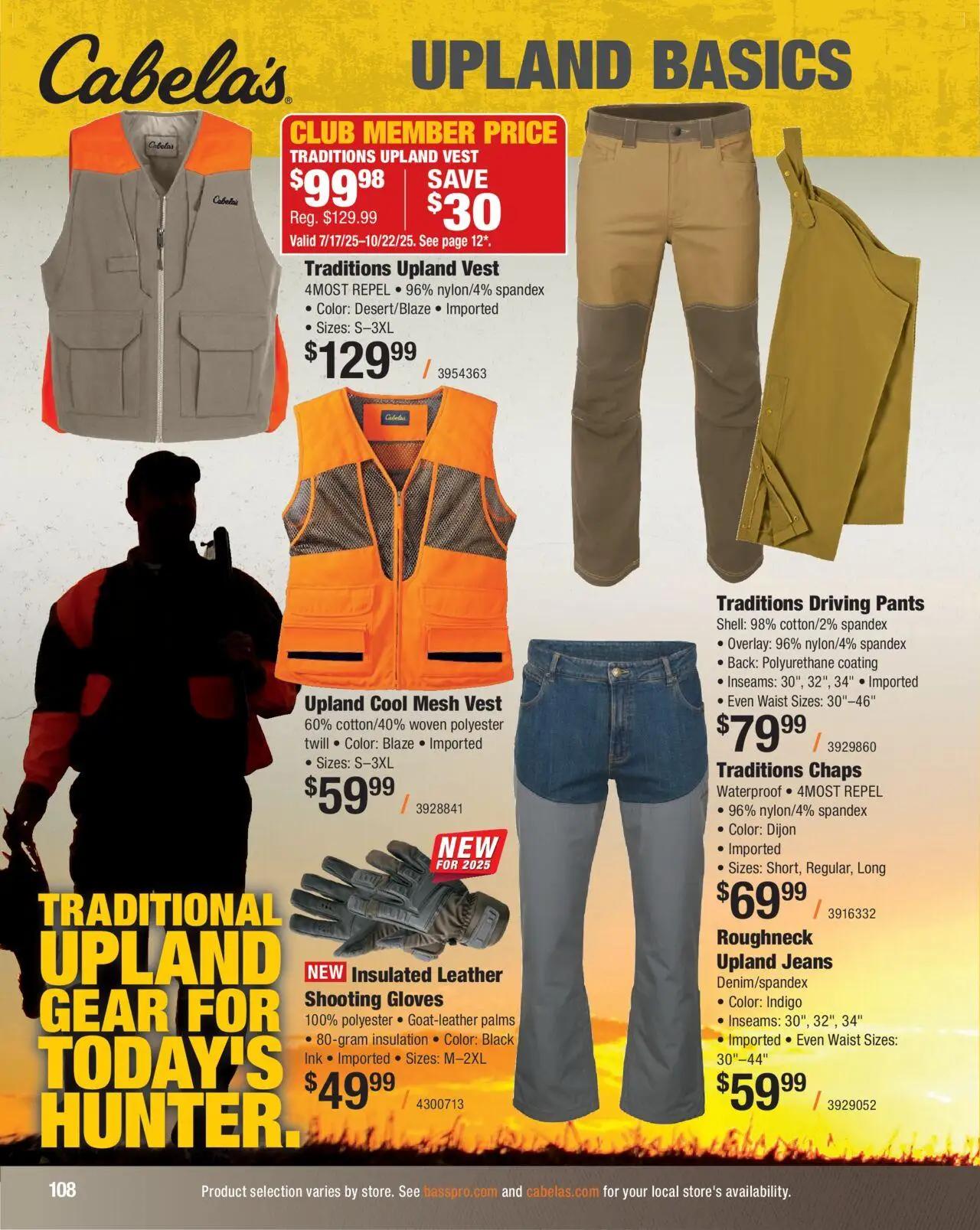 cabelas - Cabela's Hunting Master 25 - from Monday 08/11 2025 - page: 108