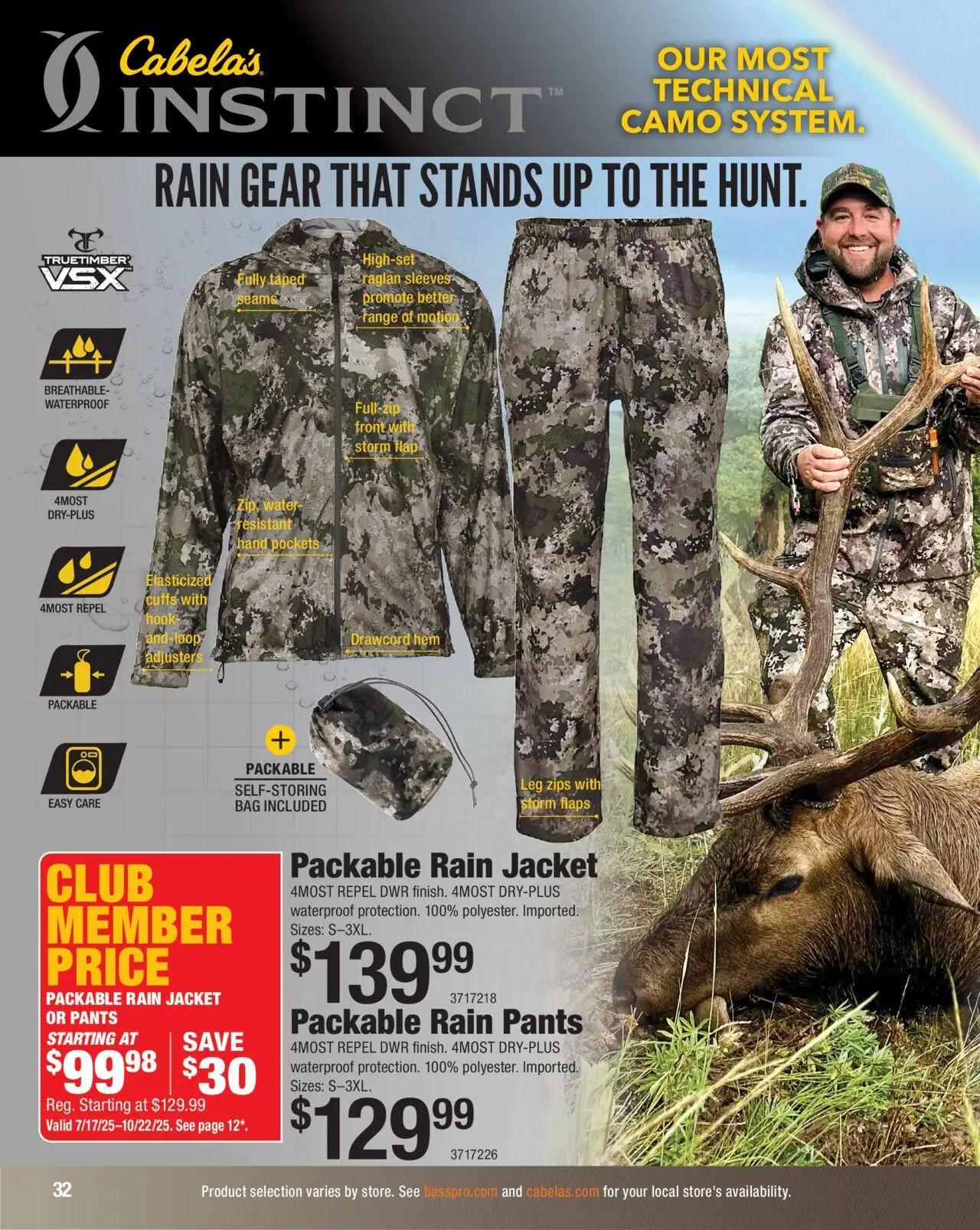 cabelas - Cabela's Hunting Master 25 - from Monday 08/11 2025 - page: 32