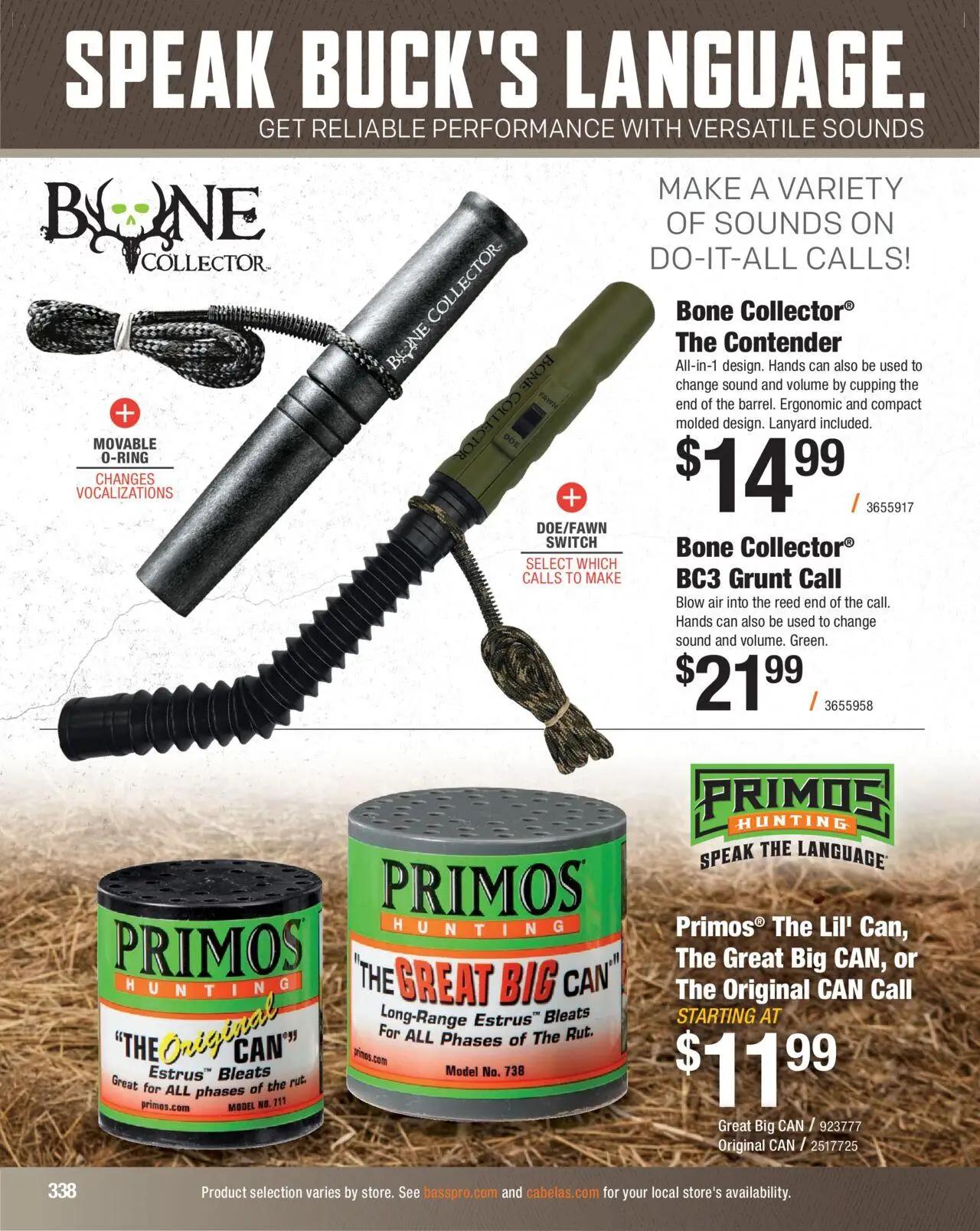 cabelas - Cabela's Hunting Master 25 - from Monday 08/11 2025 - page: 338