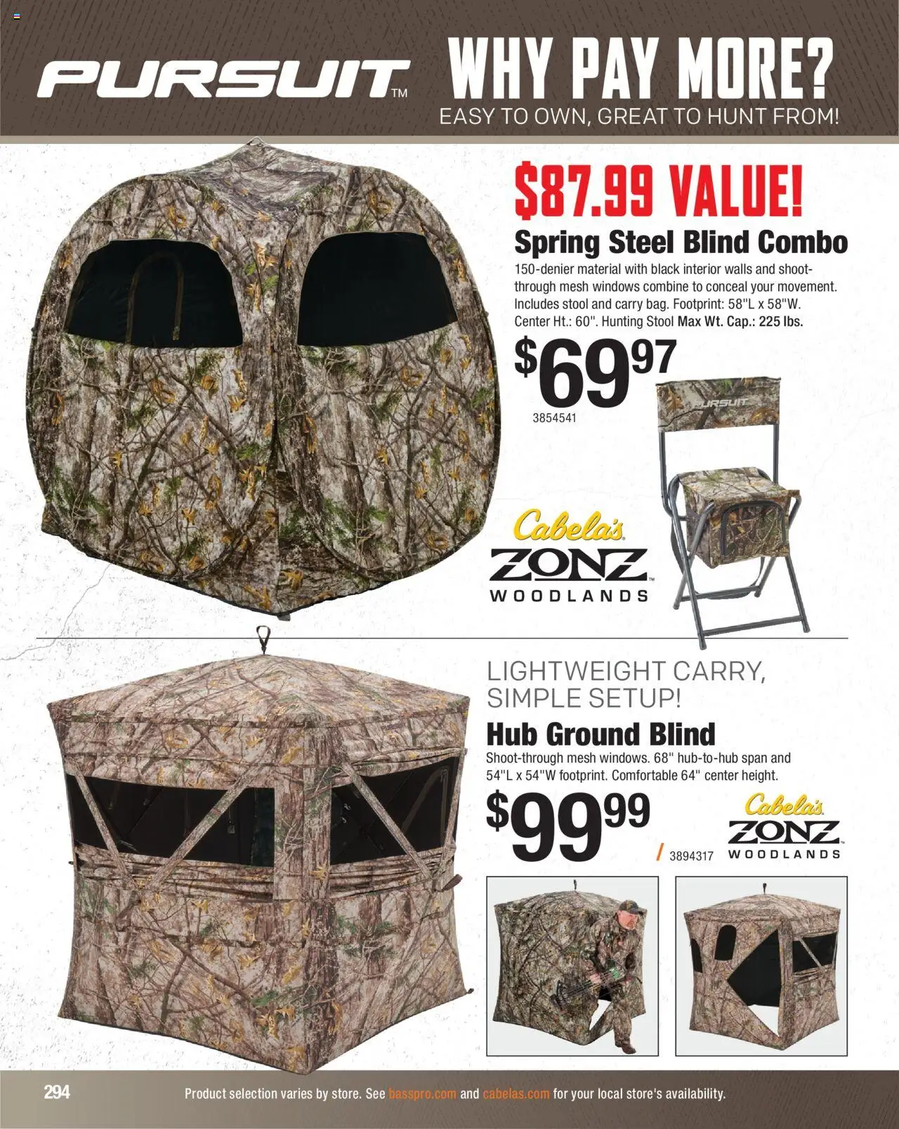 cabelas - Cabela's Hunting Master 25 - from Monday 08/11 2025 - page: 294