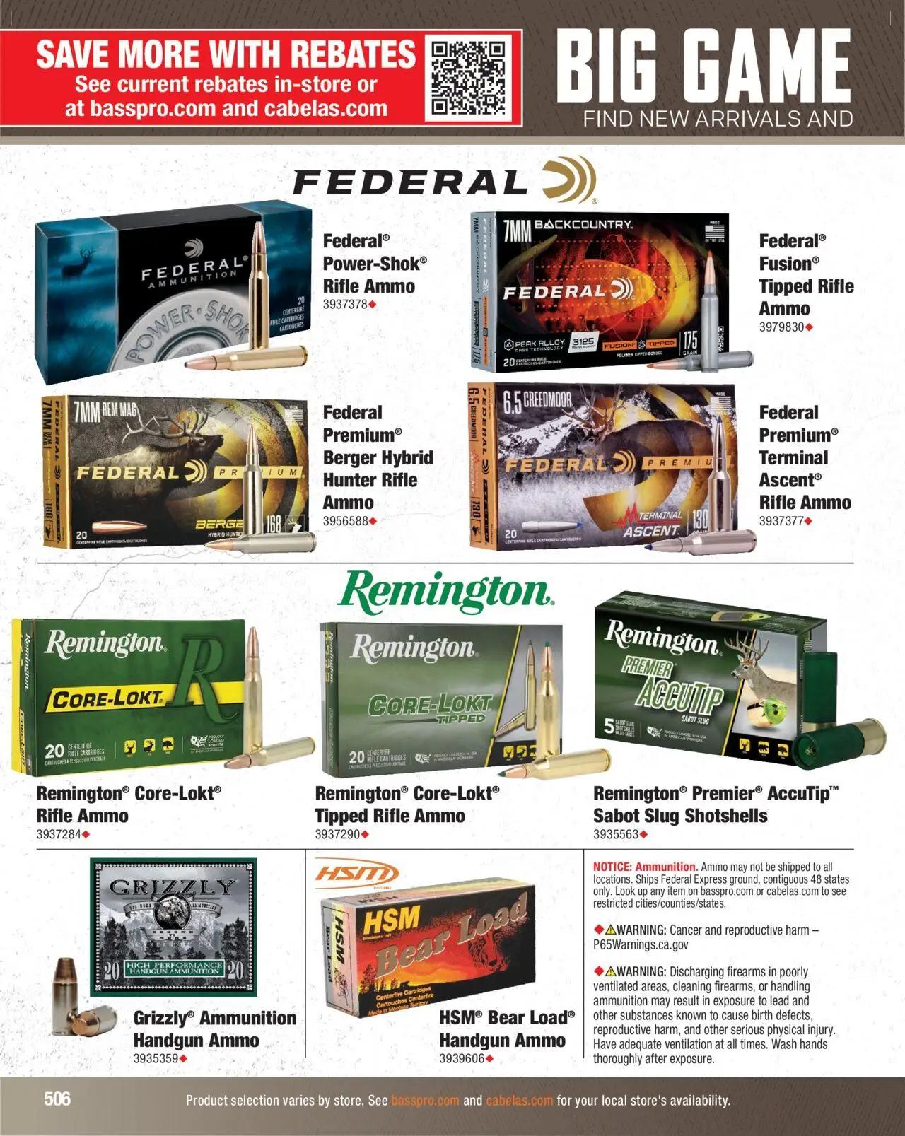 cabelas - Cabela's Hunting Master 25 - from Monday 08/11 2025 - page: 506