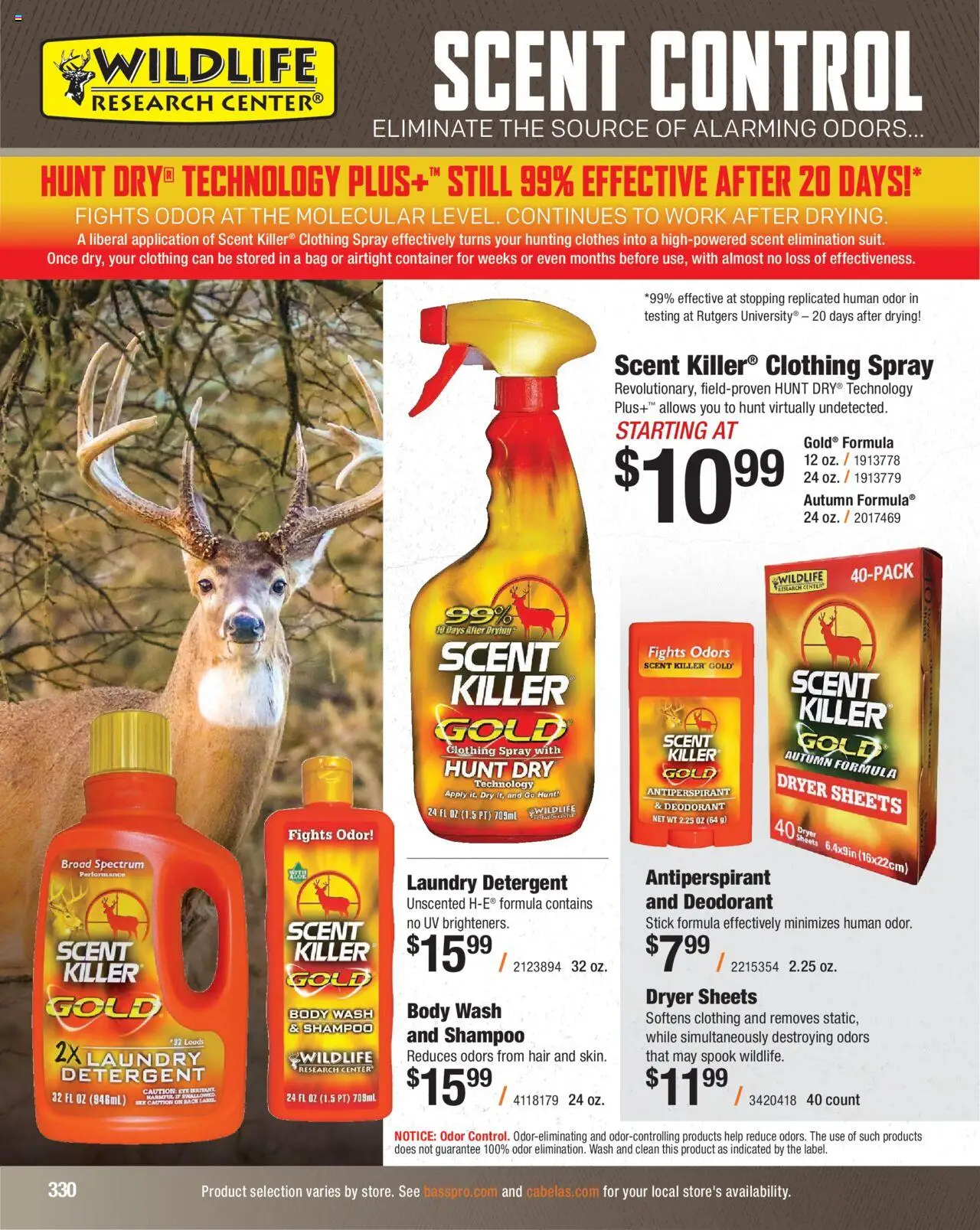 cabelas - Cabela's Hunting Master 25 - from Monday 08/11 2025 - page: 330