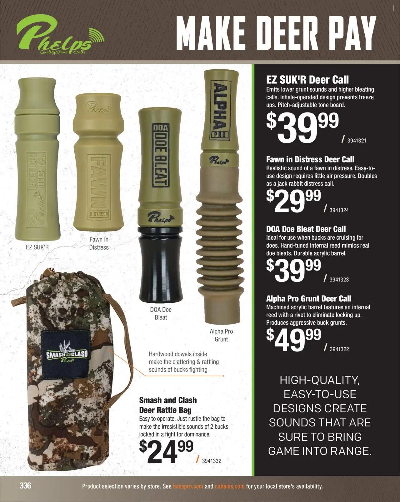 cabelas - Cabela's Hunting Master 25 - from Monday 08/11 2025 - page: 336