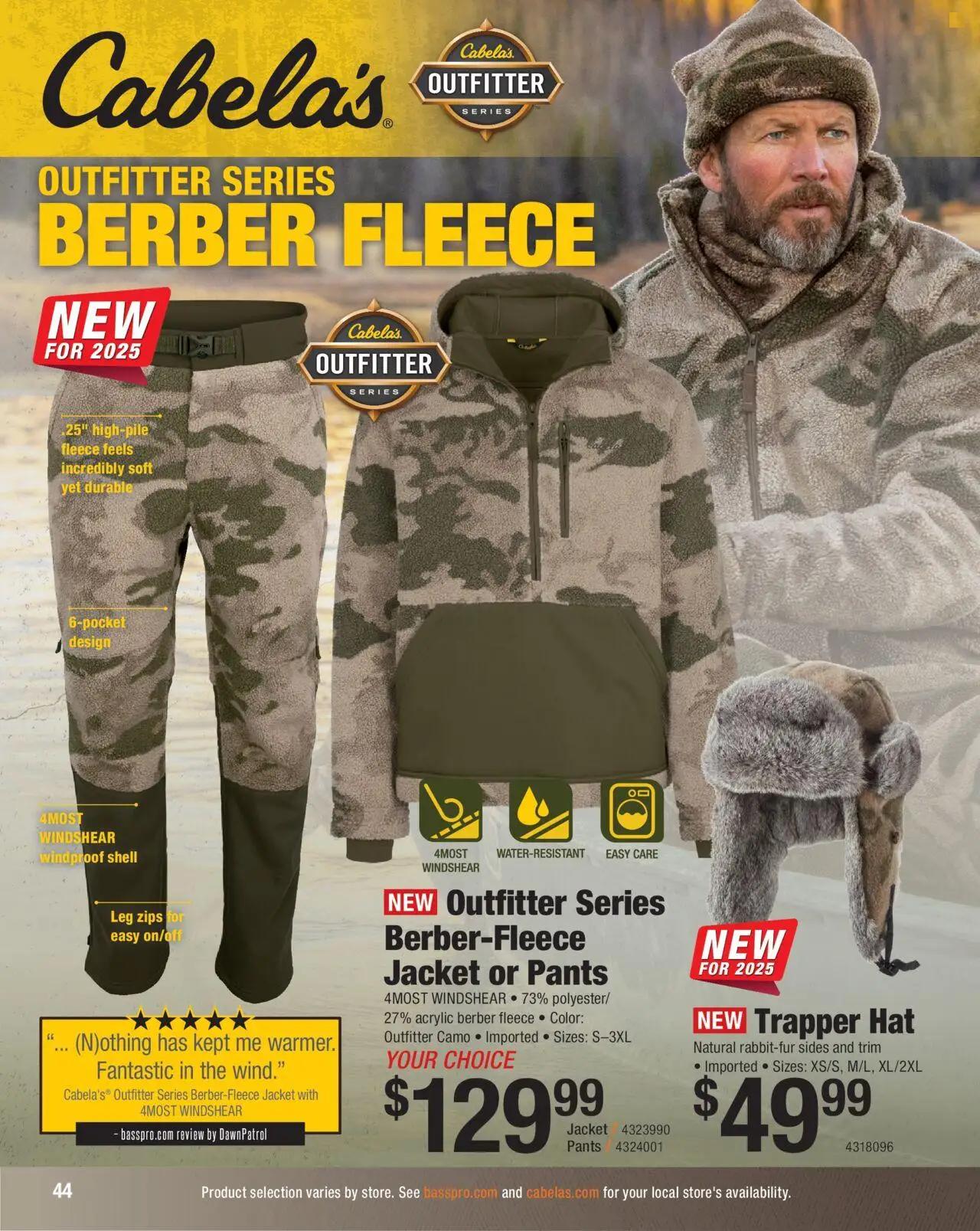 cabelas - Cabela's Hunting Master 25 - from Monday 08/11 2025 - page: 44