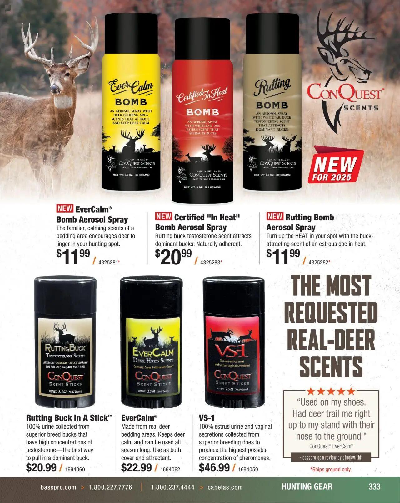 cabelas - Cabela's Hunting Master 25 - from Monday 08/11 2025 - page: 333