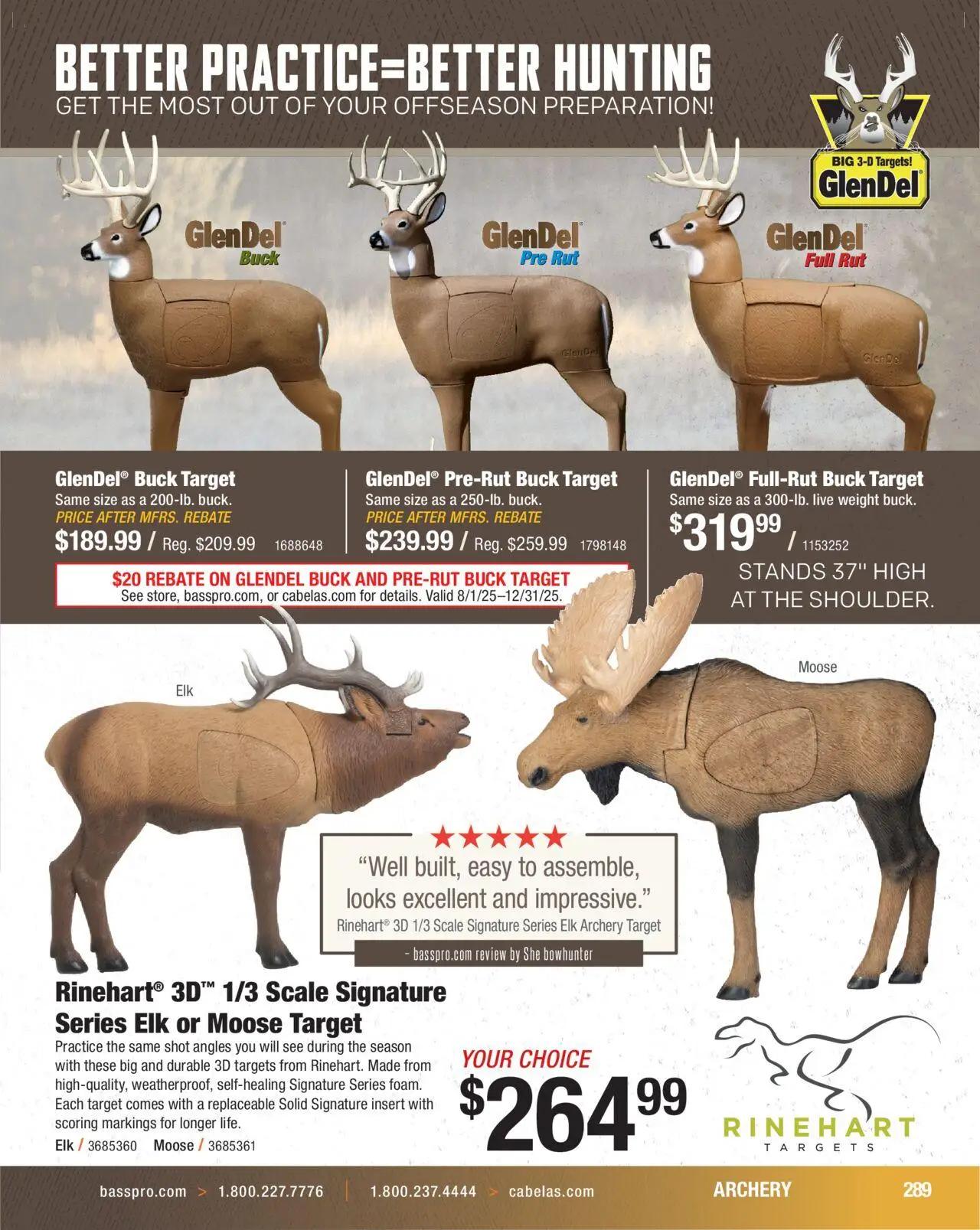 cabelas - Cabela's Hunting Master 25 - from Monday 08/11 2025 - page: 289
