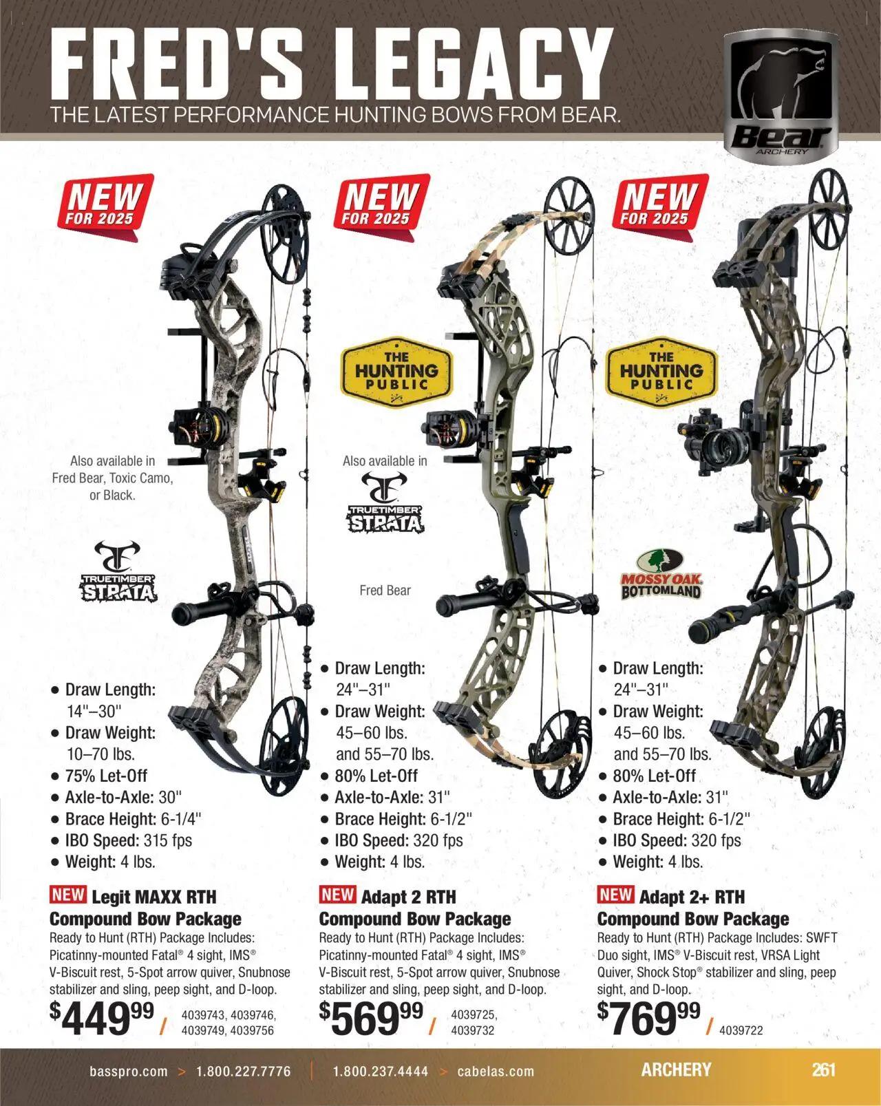 cabelas - Cabela's Hunting Master 25 - from Monday 08/11 2025 - page: 261