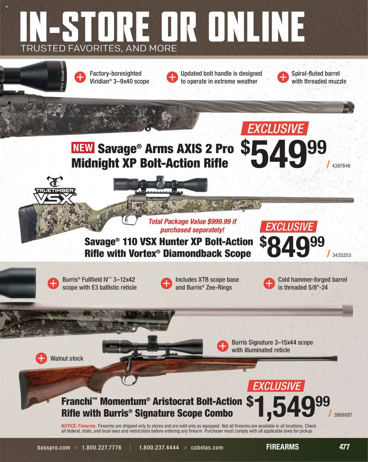 cabelas - Cabela's Hunting Master 25 - from Monday 08/11 2025 - page: 477