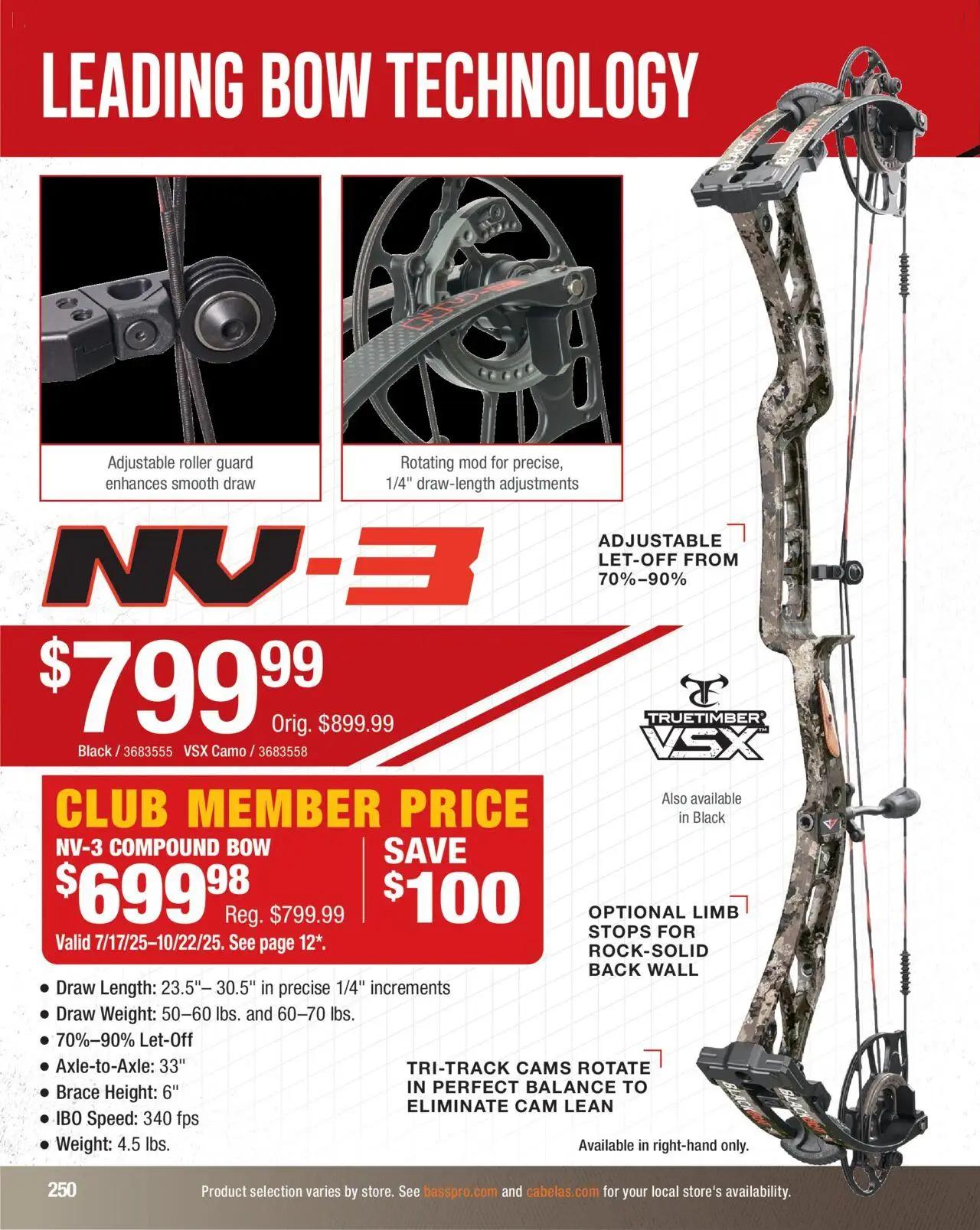 cabelas - Cabela's Hunting Master 25 - from Monday 08/11 2025 - page: 250