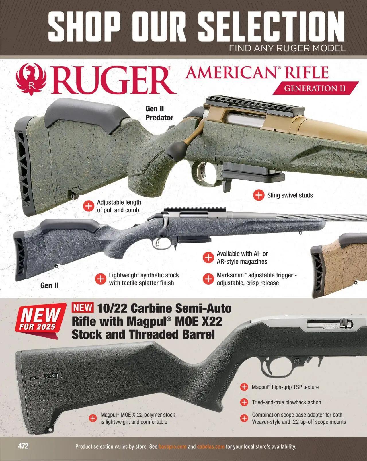 cabelas - Cabela's Hunting Master 25 - from Monday 08/11 2025 - page: 472