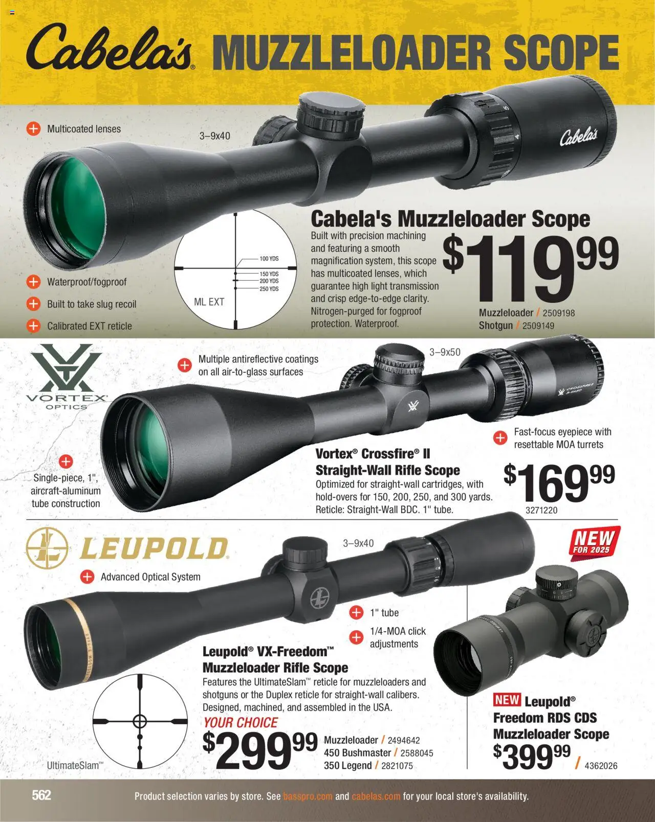 cabelas - Cabela's Hunting Master 25 - from Monday 08/11 2025 - page: 562