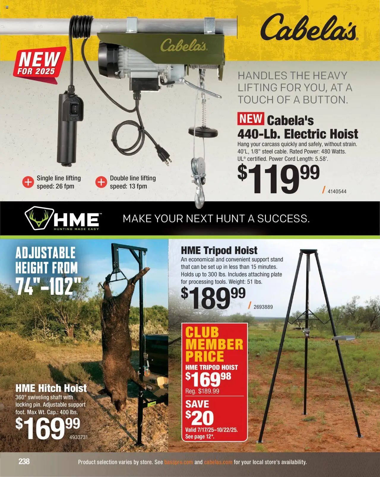 cabelas - Cabela's Hunting Master 25 - from Monday 08/11 2025 - page: 238