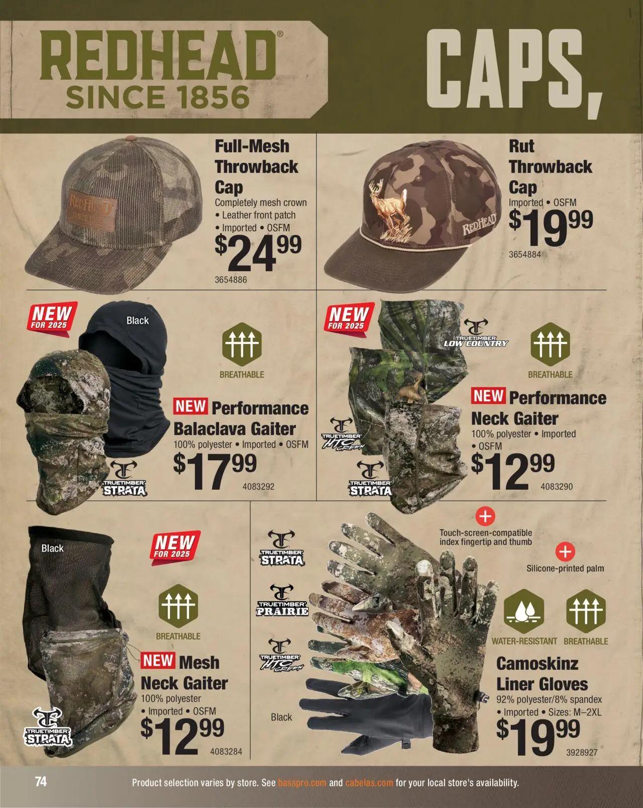 cabelas - Cabela's Hunting Master 25 - from Monday 08/11 2025 - page: 74