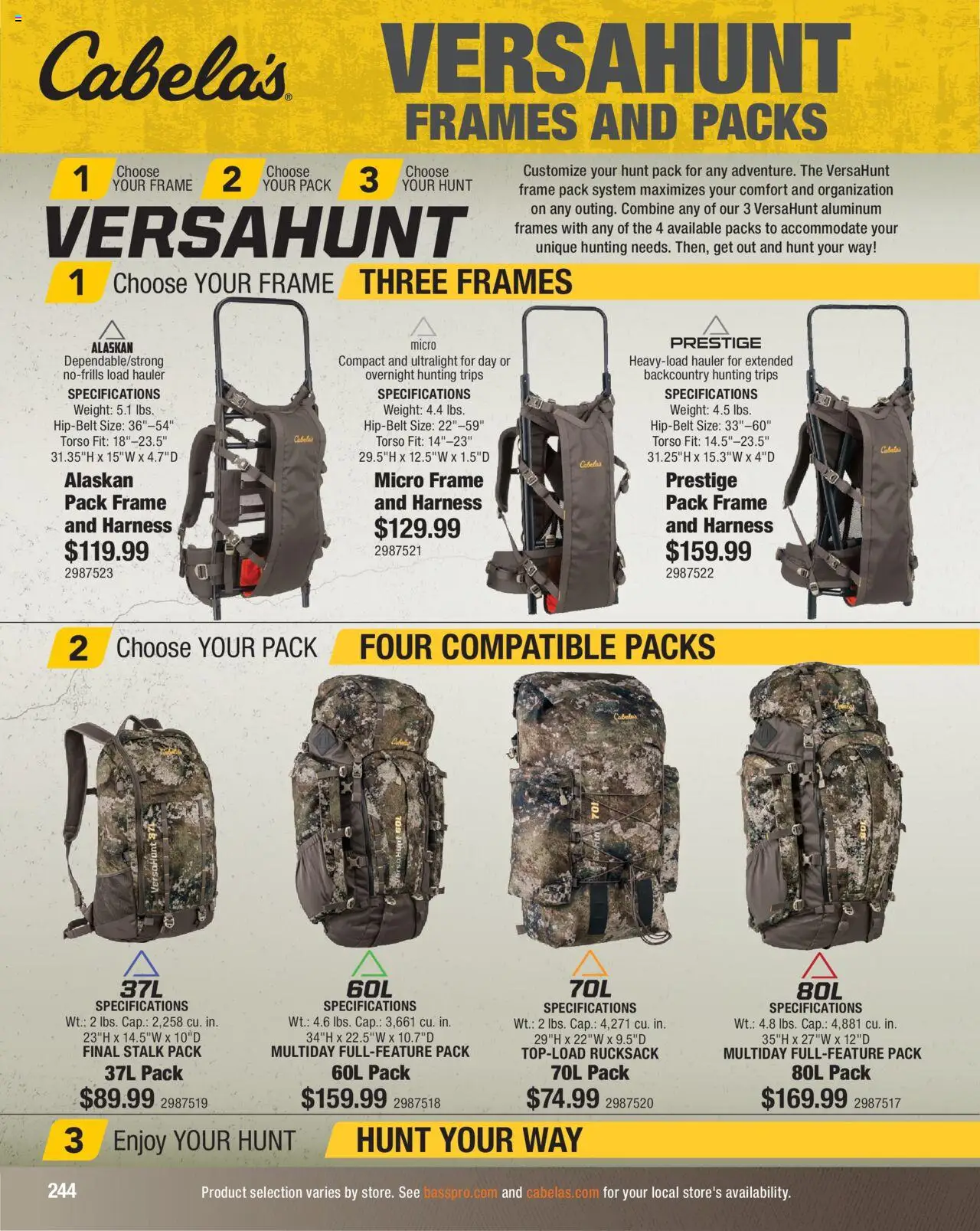cabelas - Cabela's Hunting Master 25 - from Monday 08/11 2025 - page: 244
